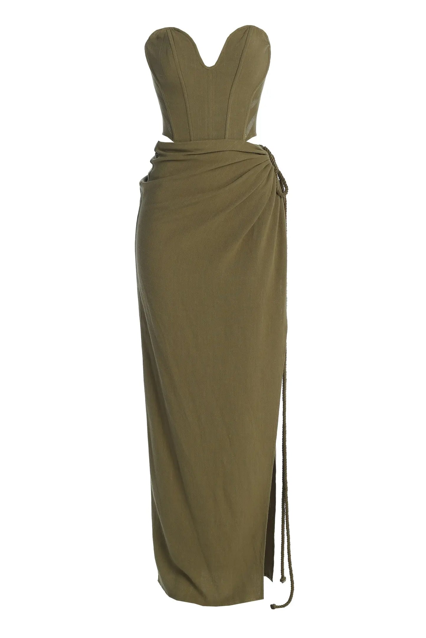 Olive Destination Linen Skirt Set JLUXLABEL