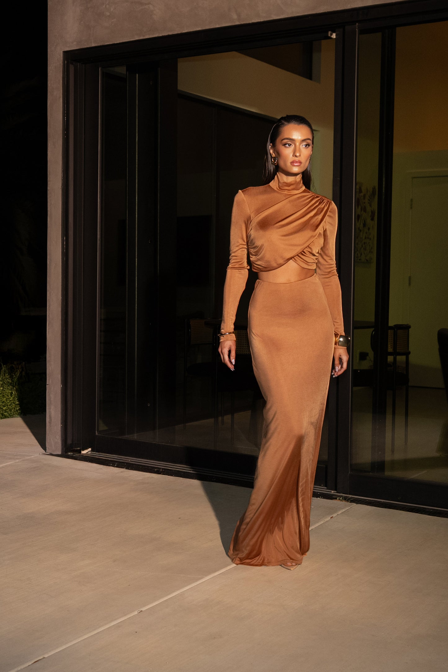 Copper Nessa Slinky Top