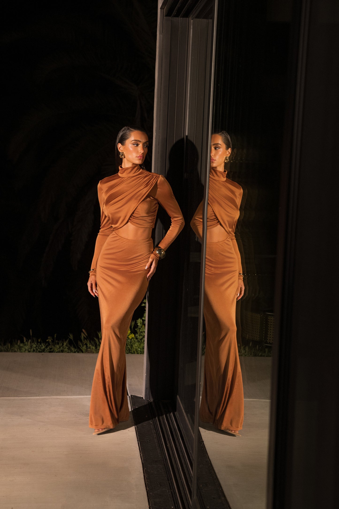 Copper Nessa Slinky Top