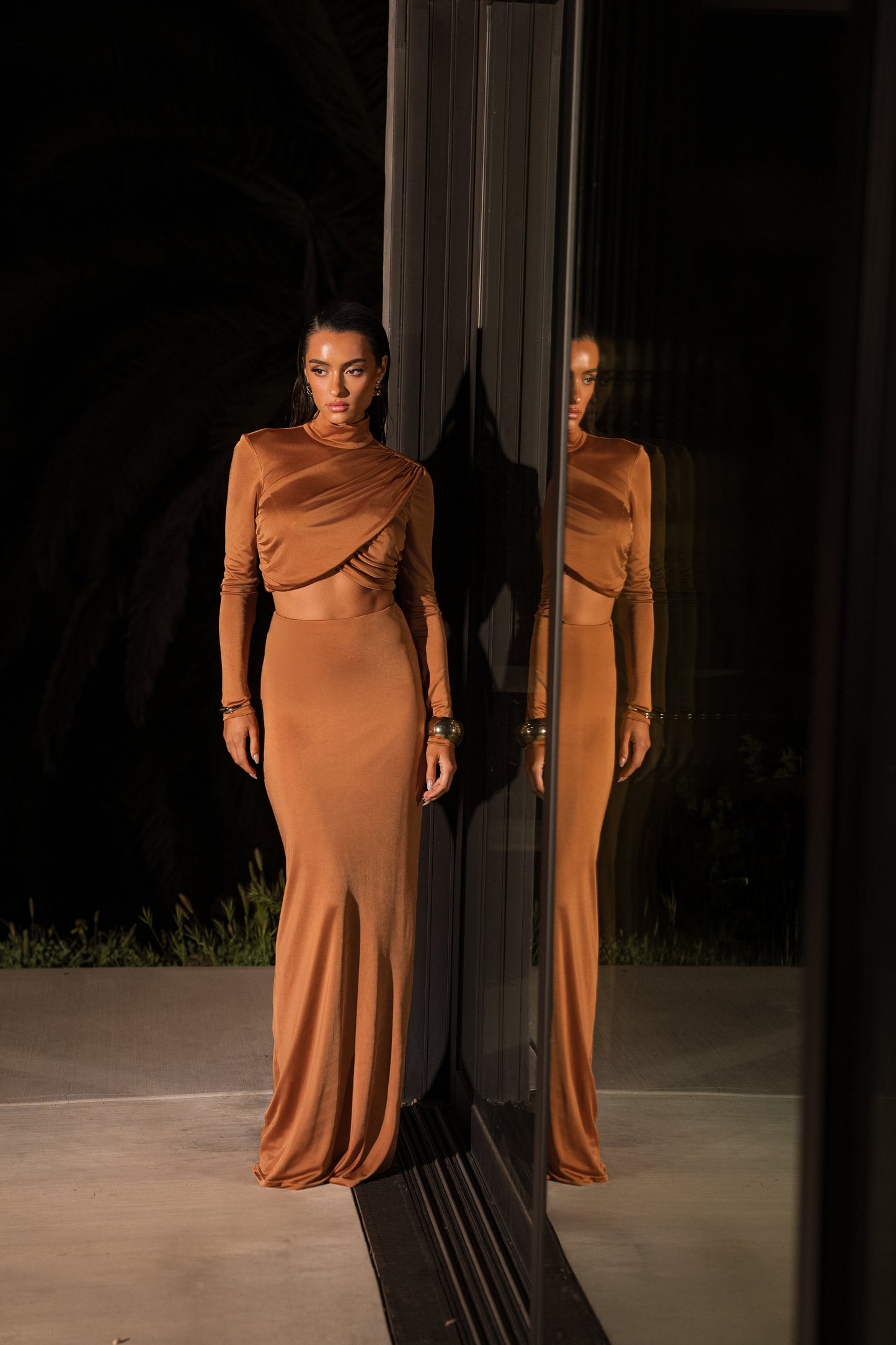 Copper Nessa Slinky Top