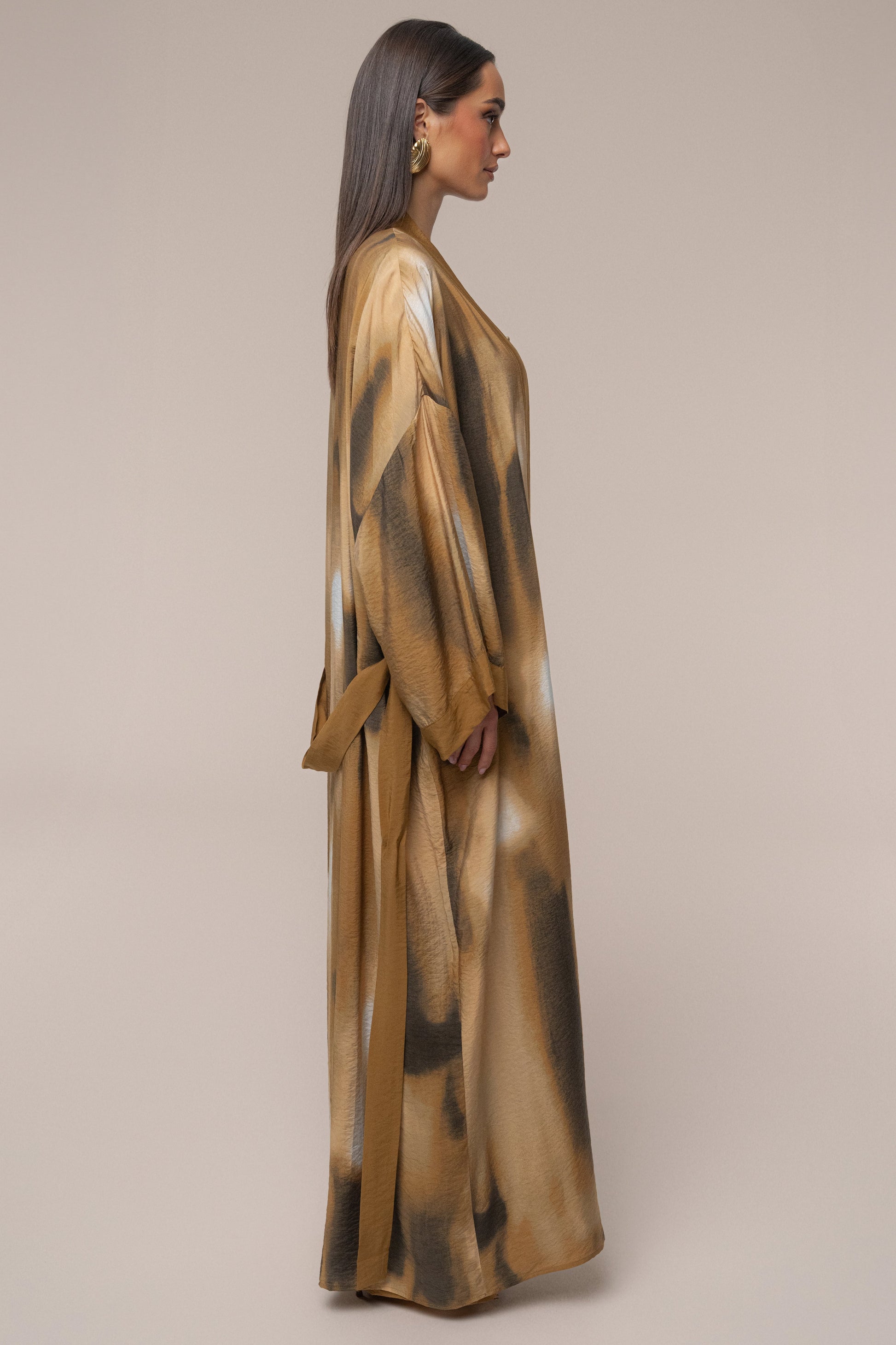 Brown Desert Oasis Duster JLUXLABEL