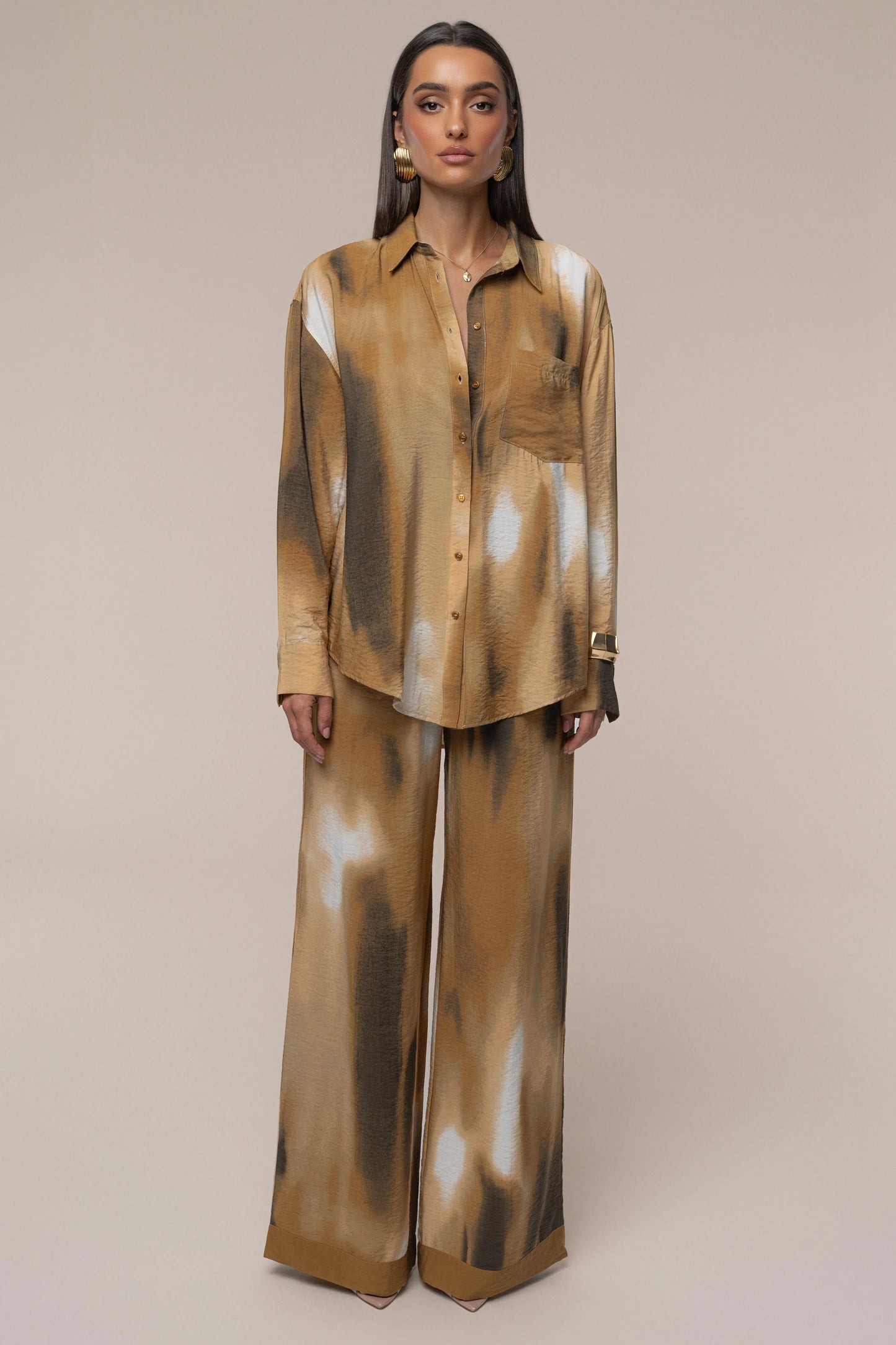 Brown Celestial Sands Pant JLUXLABEL