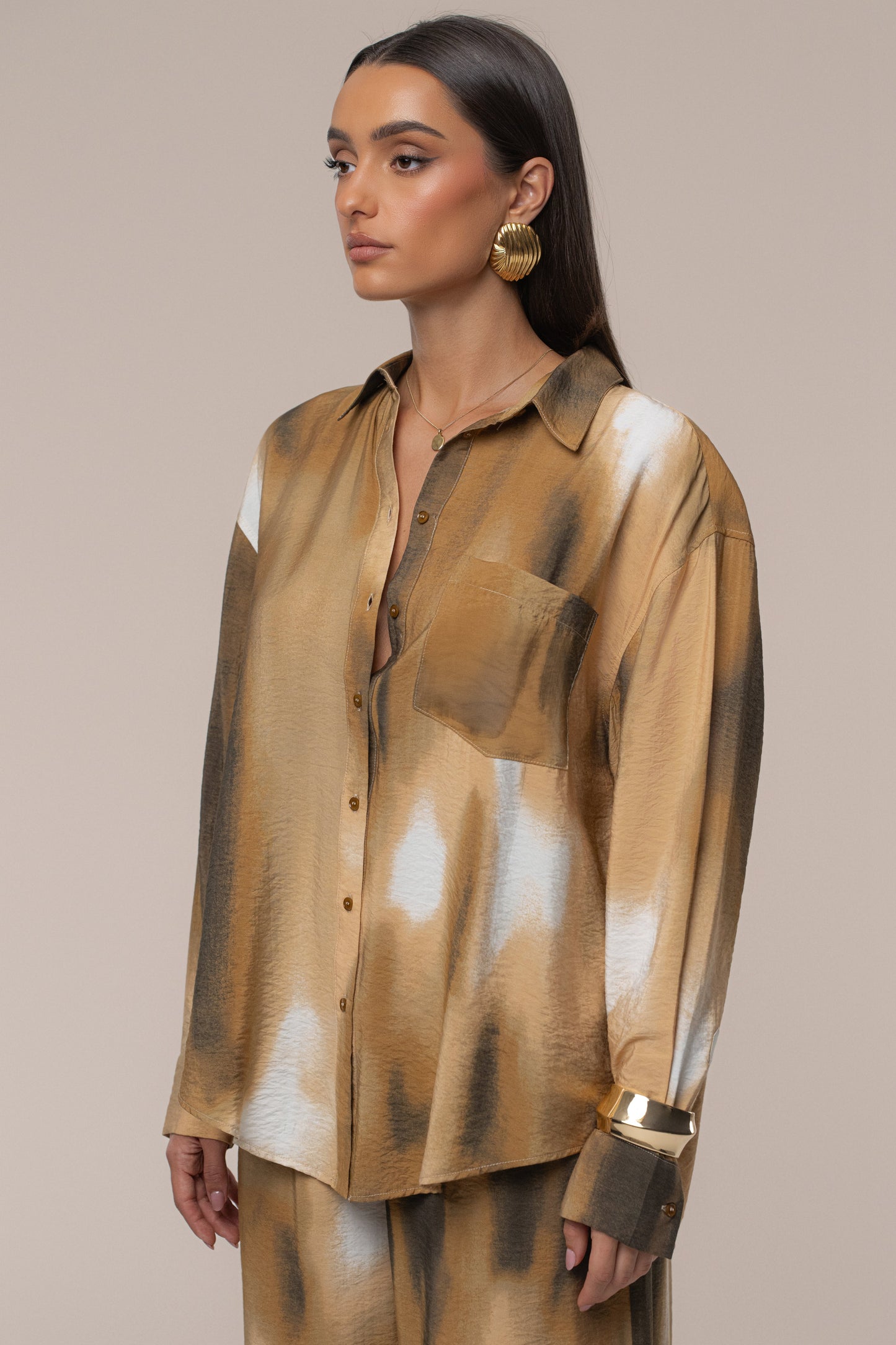 Brown Celestial Sands Blouse