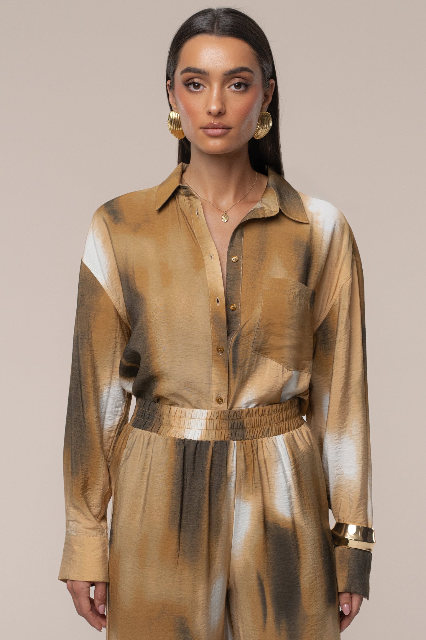 Brown Celestial Sands Blouse