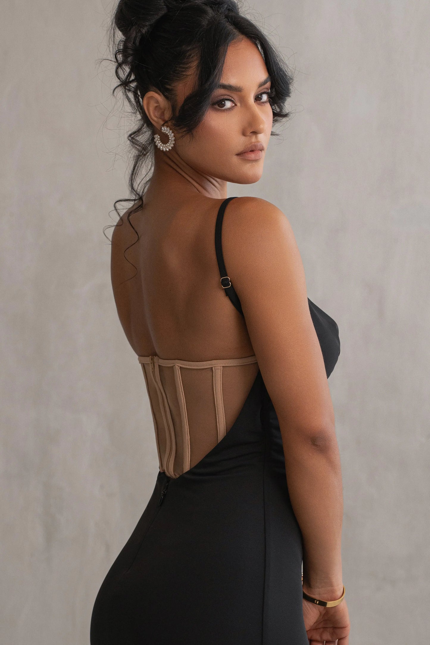 Black Until Forever Maxi Dress JLUXLABEL