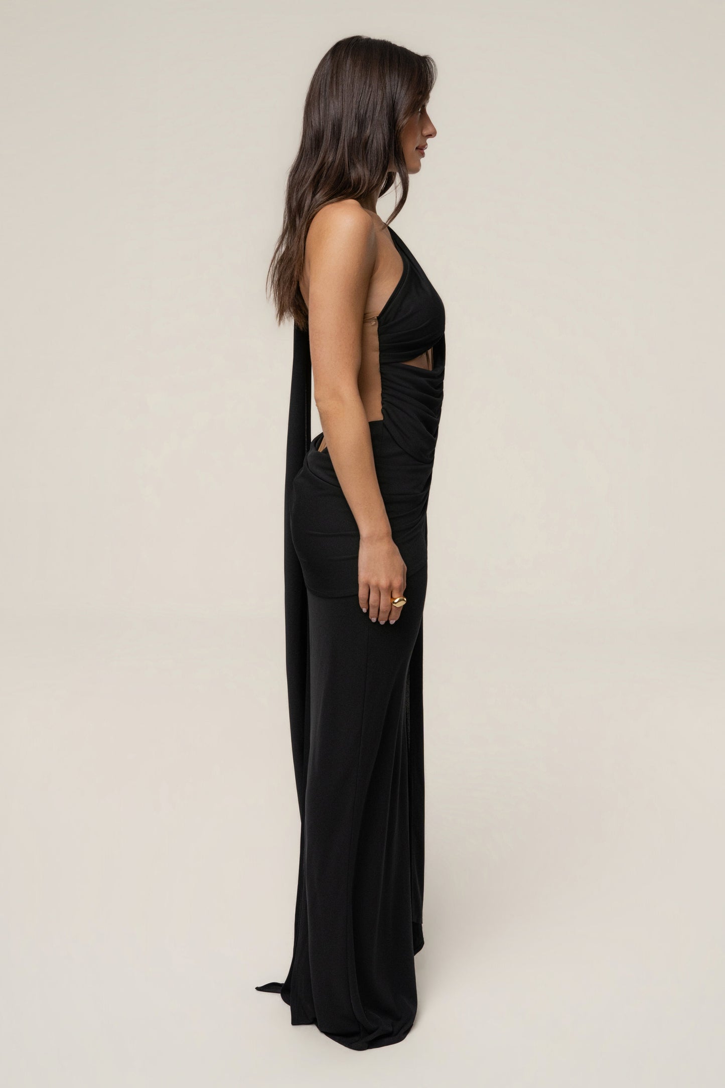 Black Empress of Hearts Maxi Gown JLUXLABEL