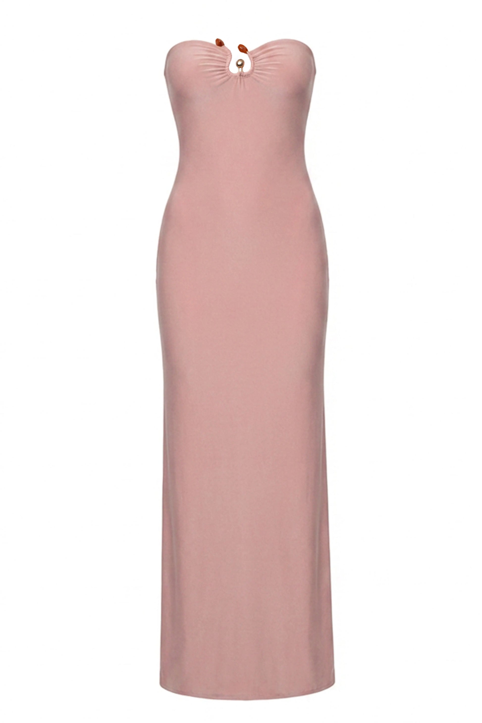 Dusty Rose Drift Serenity Maxi Dress JLUXLABEL