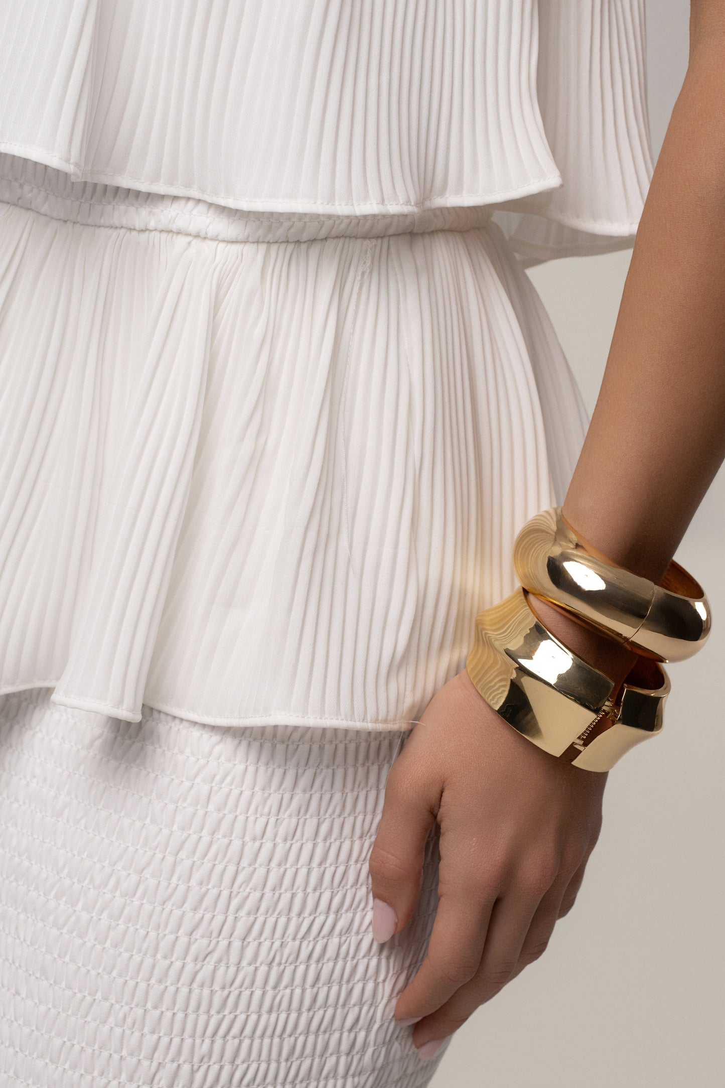 Ivory Casa Blanca Ruffle Dress JLUXLABEL
