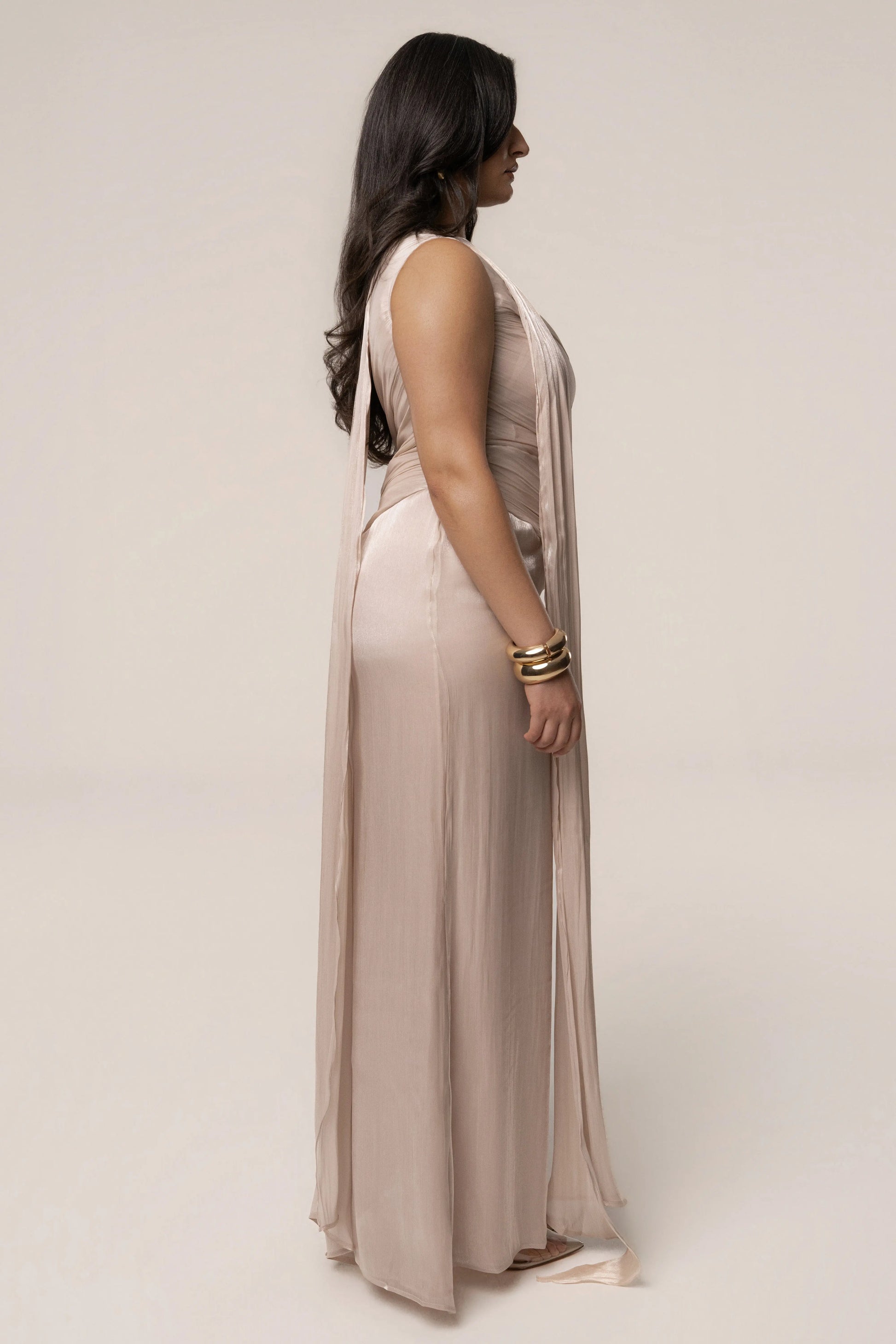 Champagne Eternal Muse Gown JLUXLABEL