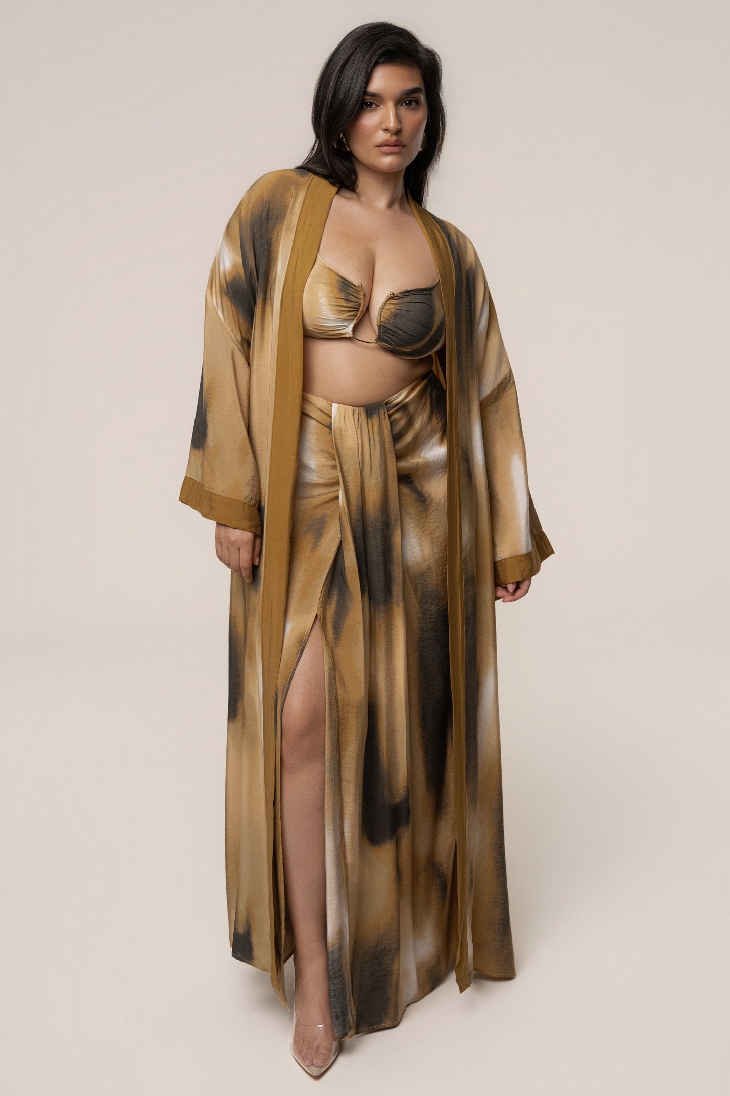 Brown Desert Oasis Duster JLUXLABEL