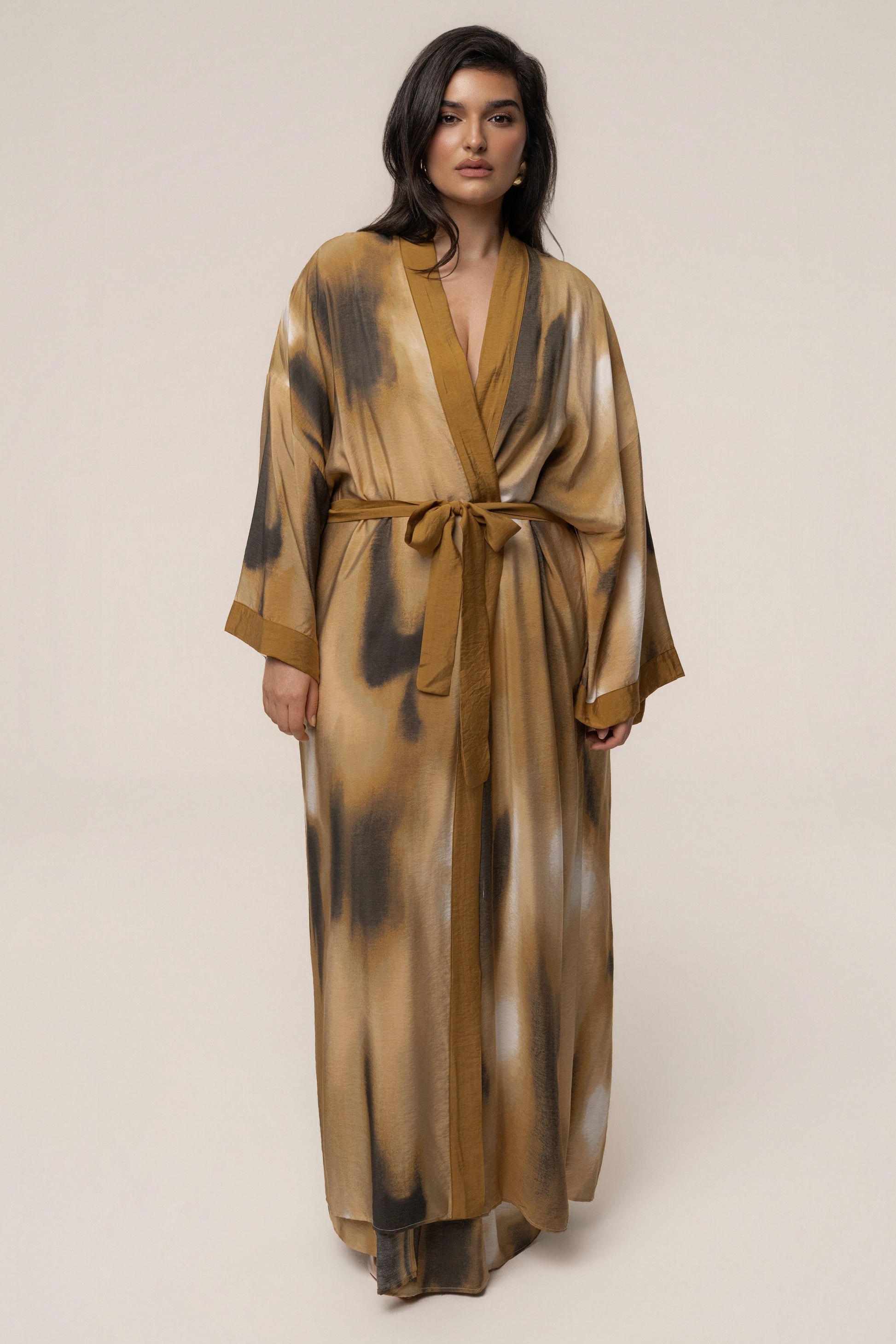 Brown Desert Oasis Duster JLUXLABEL