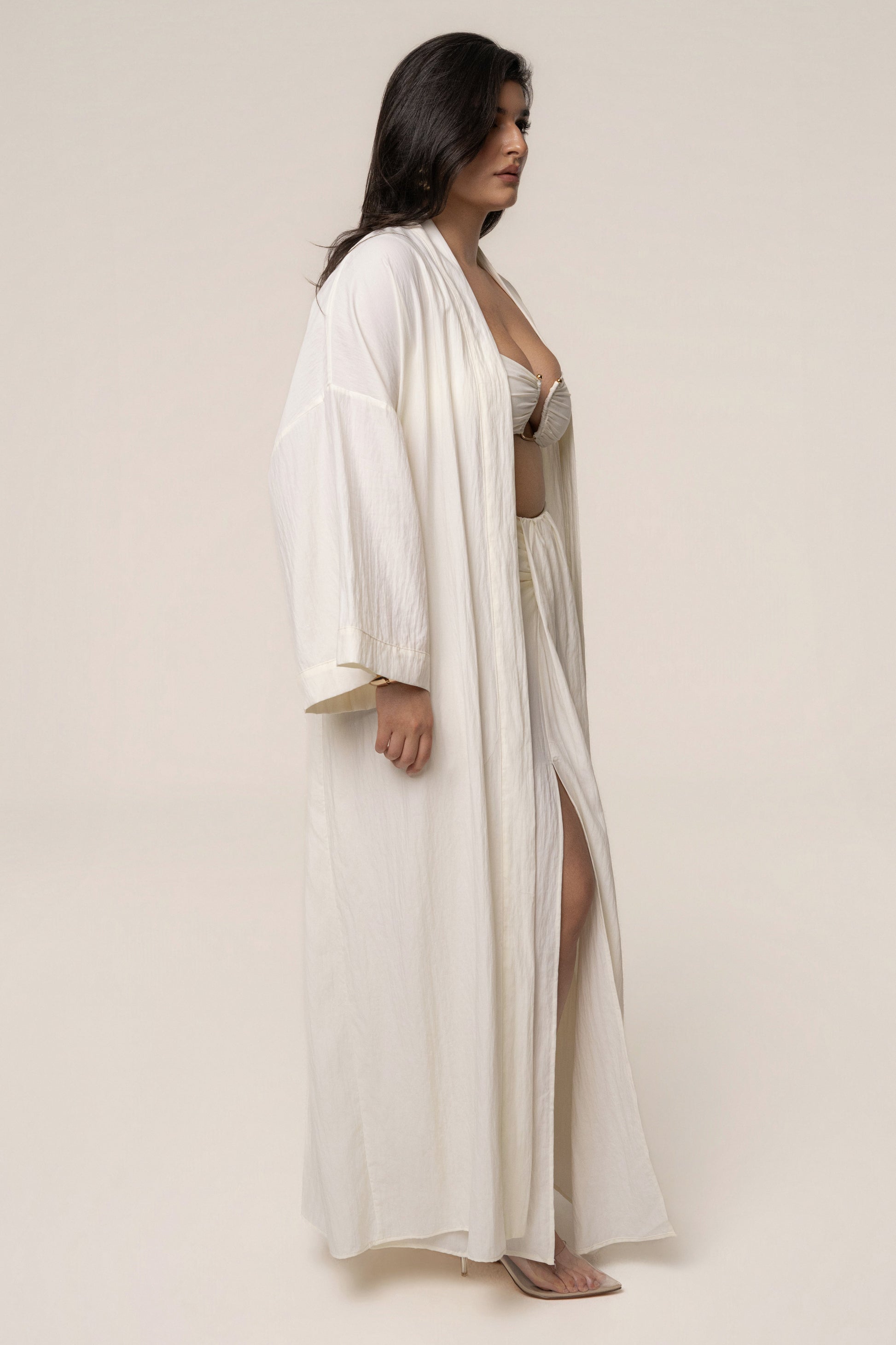 Ivory Desert Oasis Duster JLUXLABEL