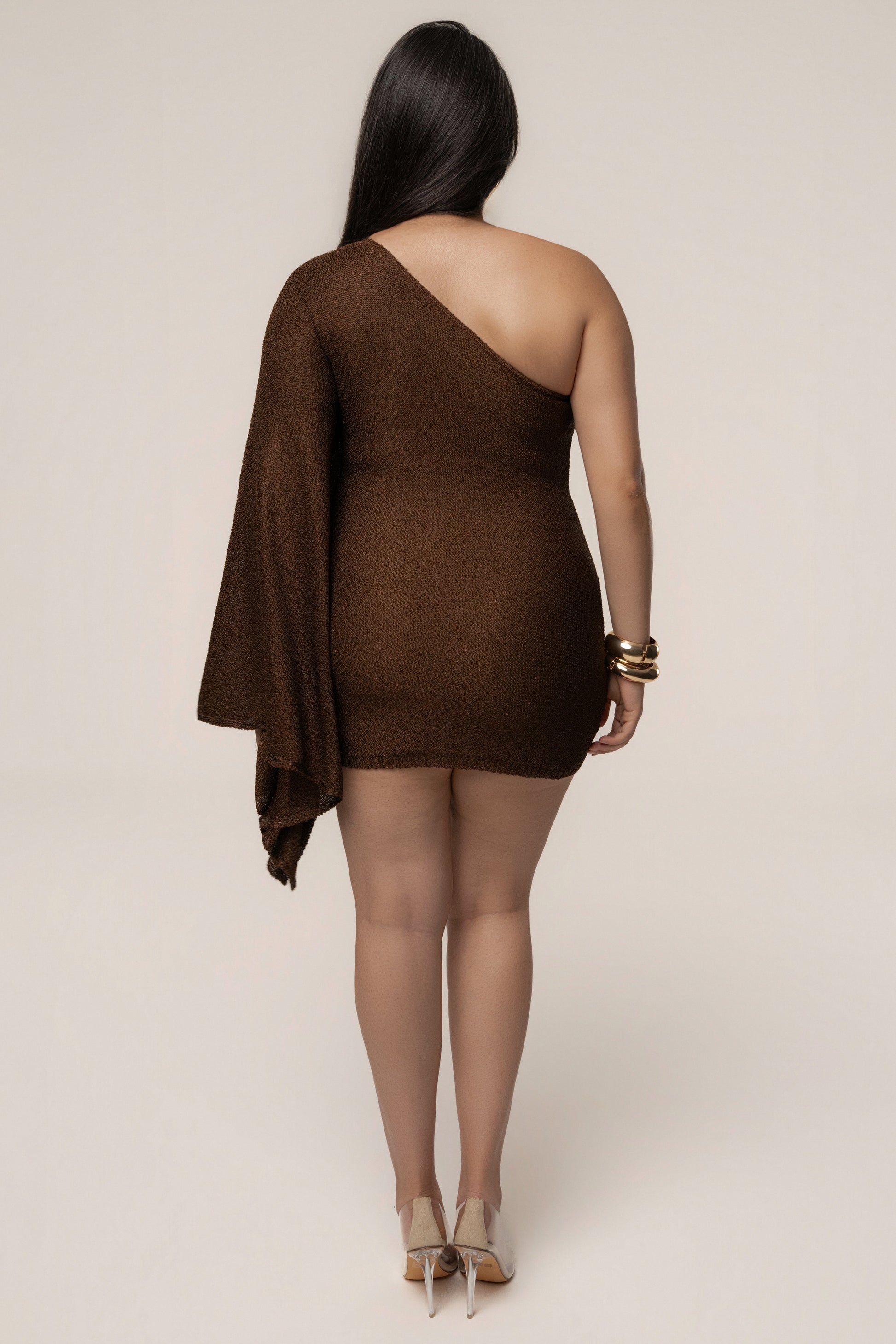 Bronze Lumiere Sequin Mini Dress JLUXLABEL