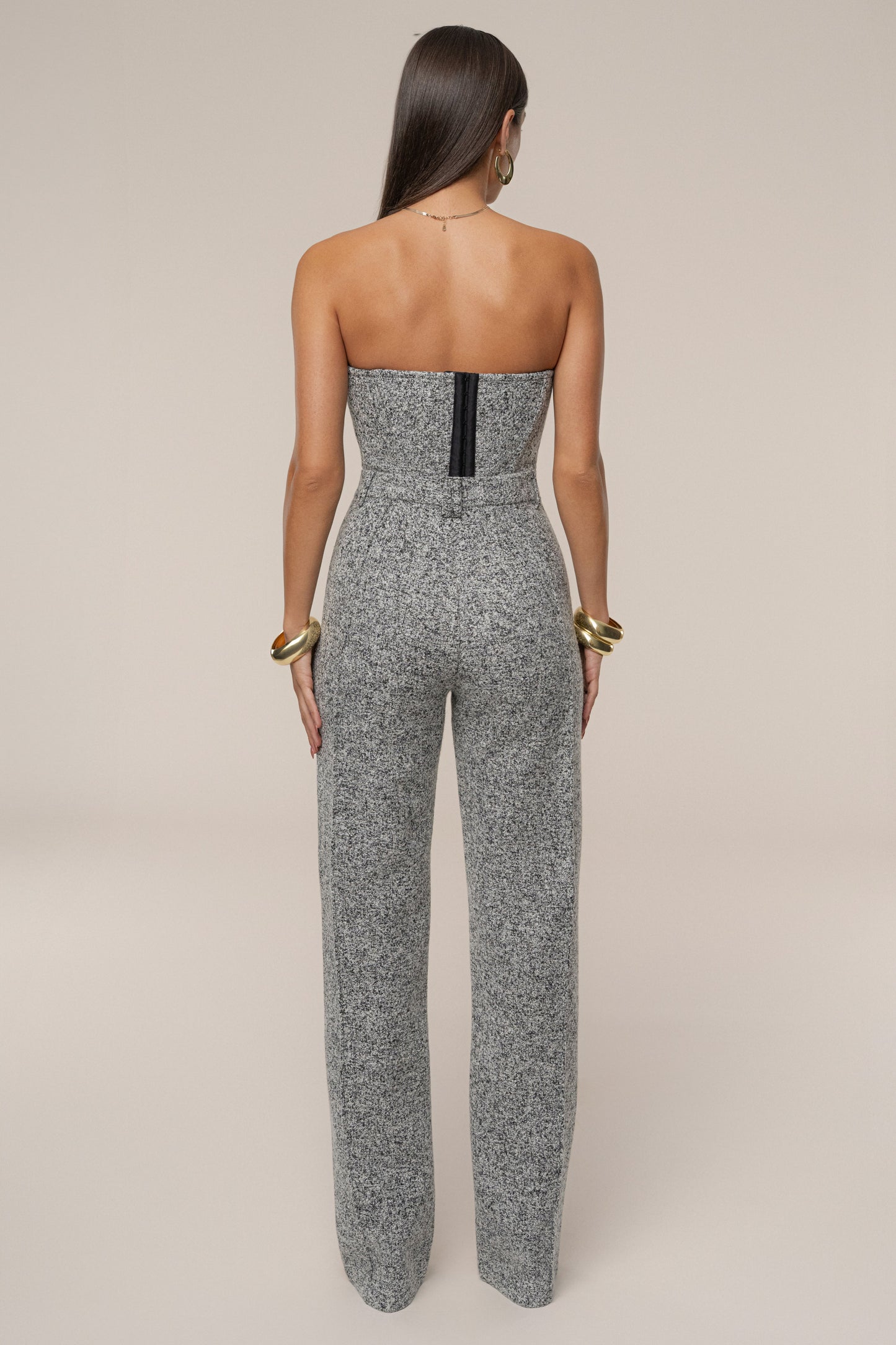 Lt. Grey Stay Sharp Tweed Trouser
