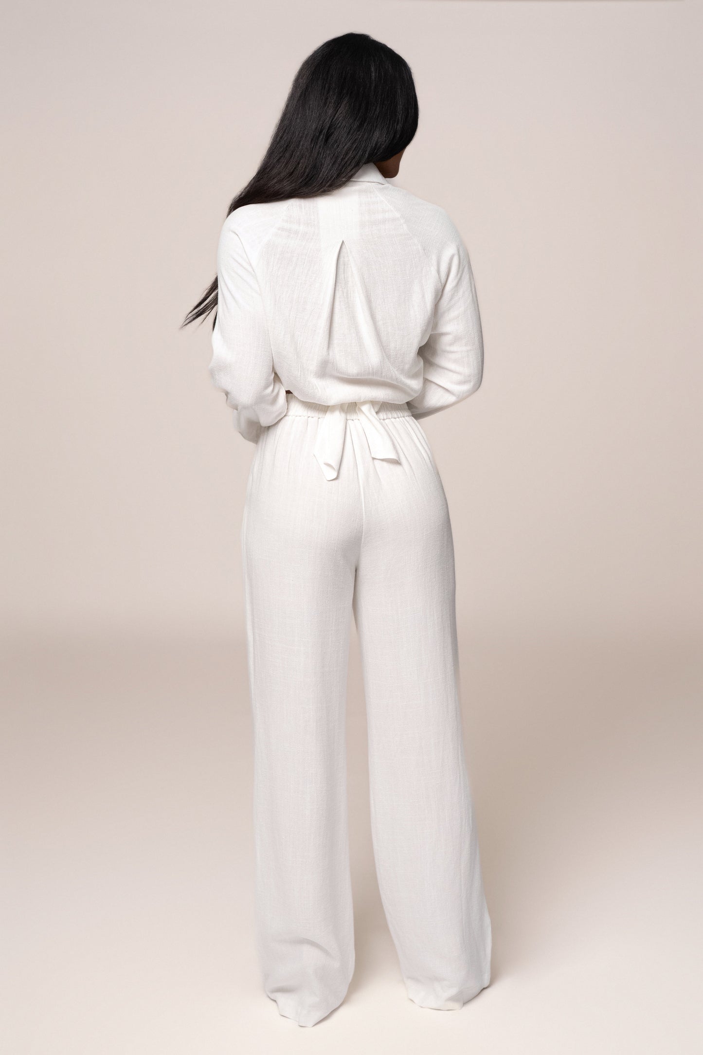 Ivory Thea Linen Pants JLUXLABEL