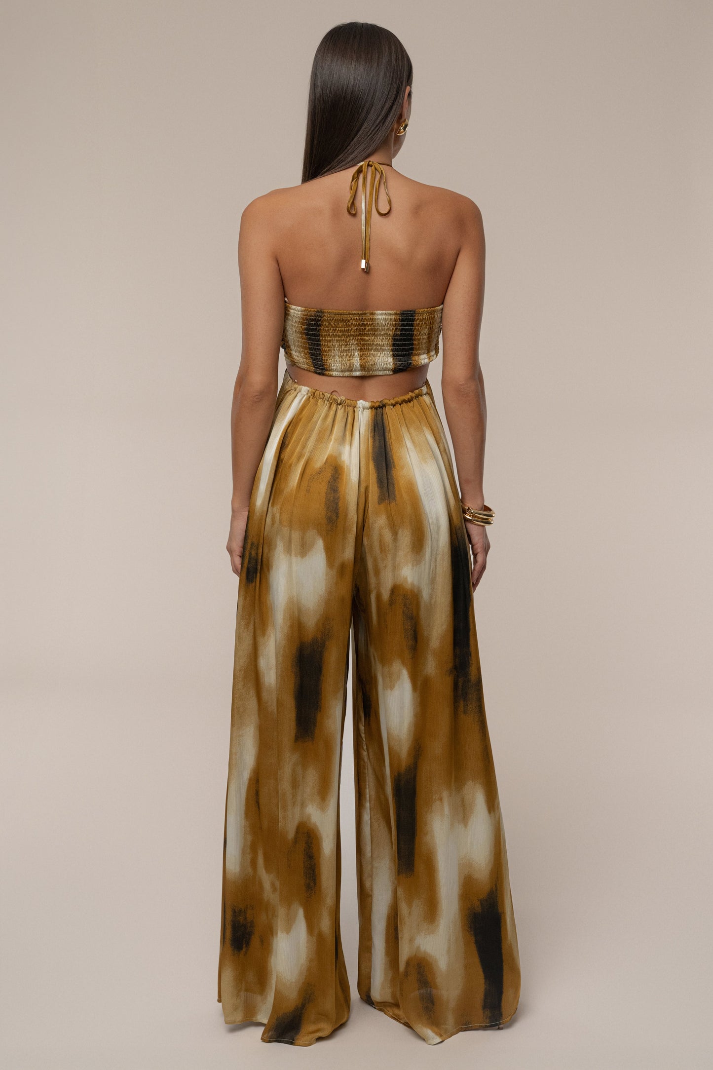 Gold Safari Sunset Jumpsuit JLUXLABEL