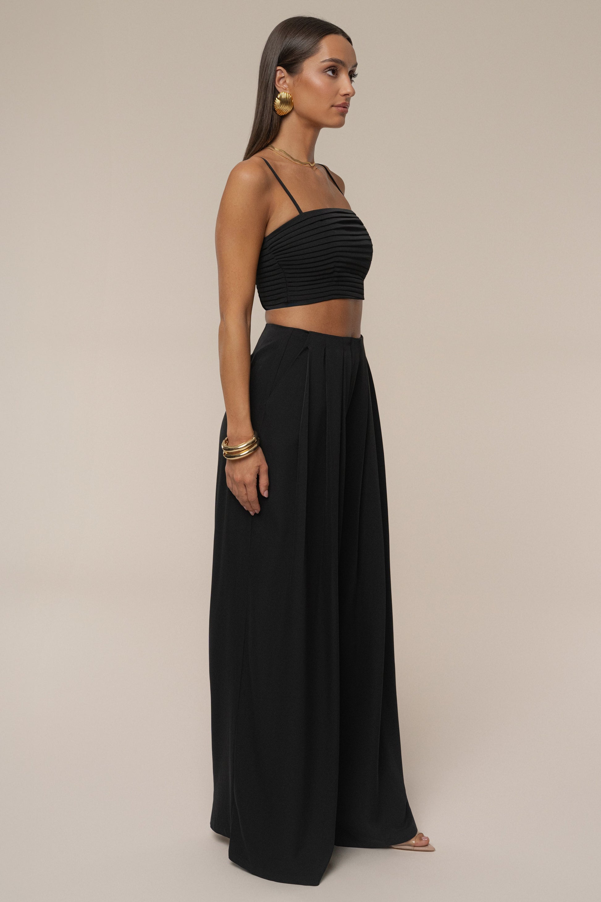 Black Serenade Pant Set JLUXLABEL