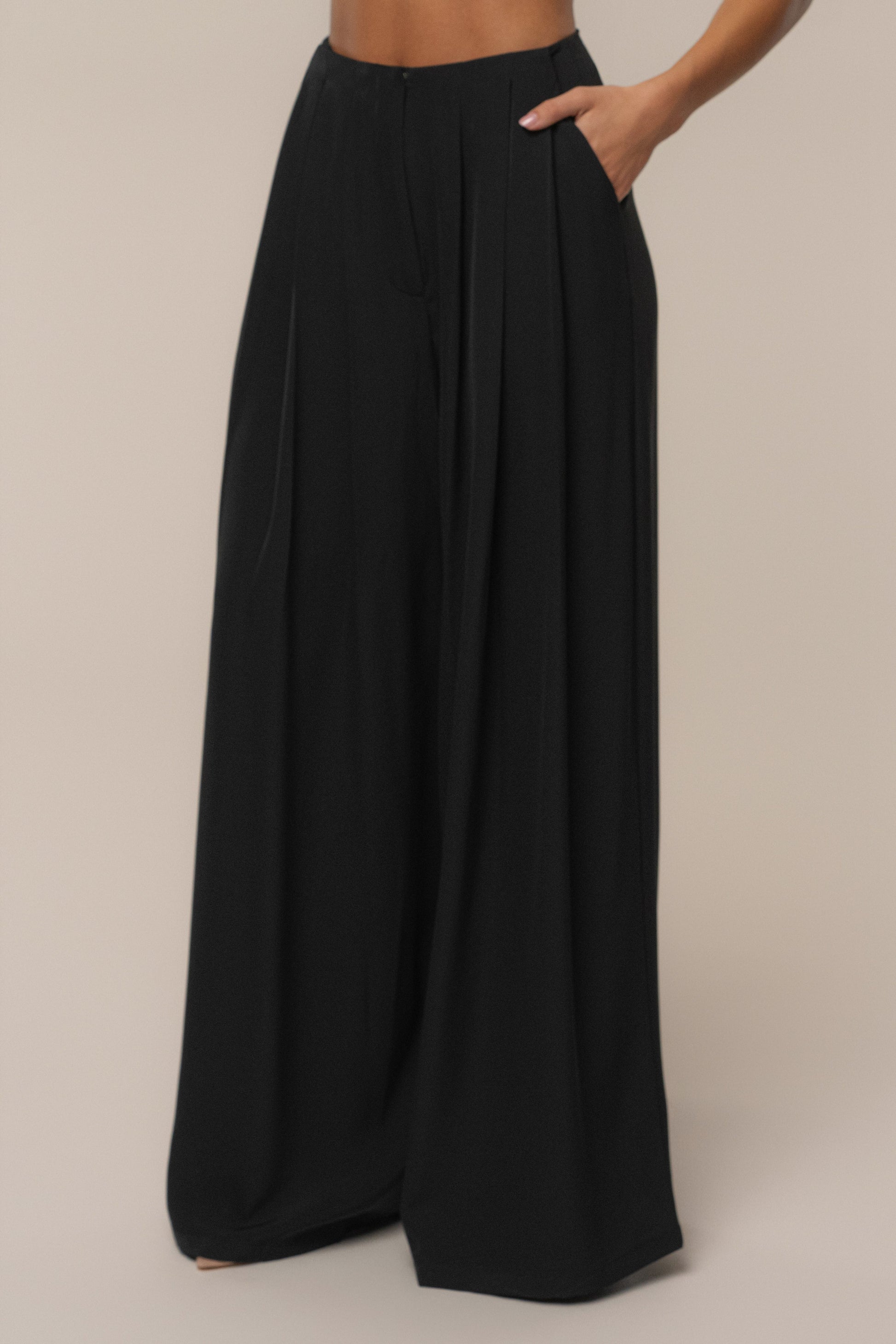 Black Serenade Pant Set JLUXLABEL