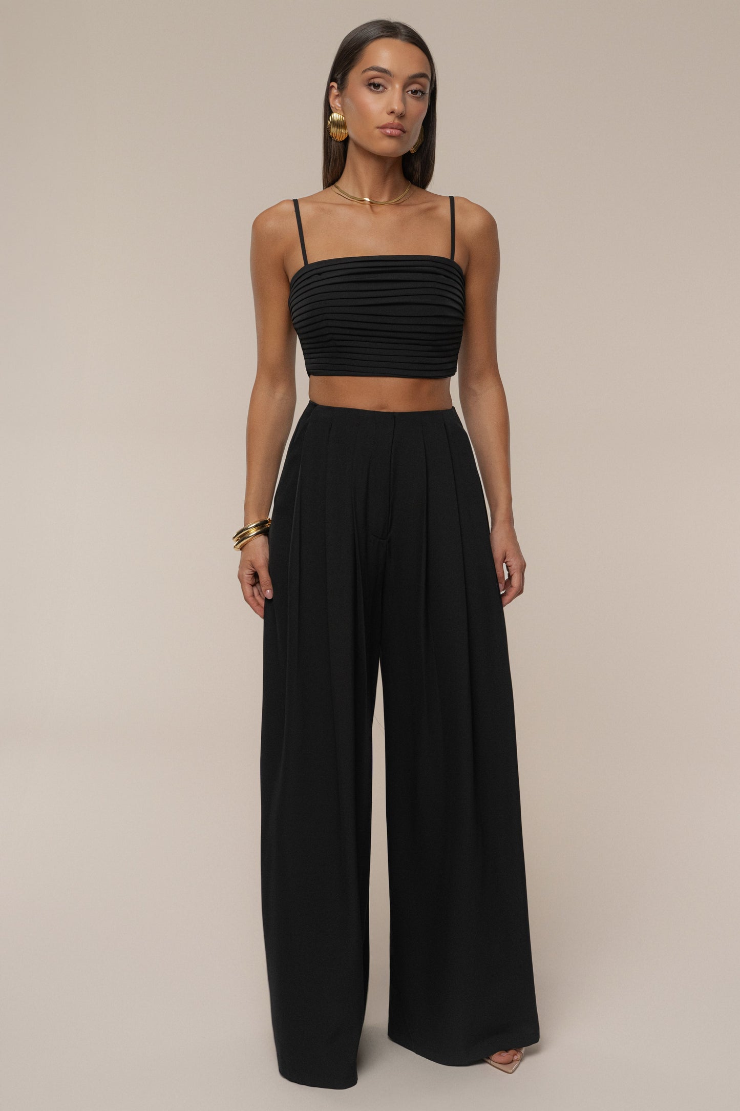 Black Serenade Pant Set JLUXLABEL