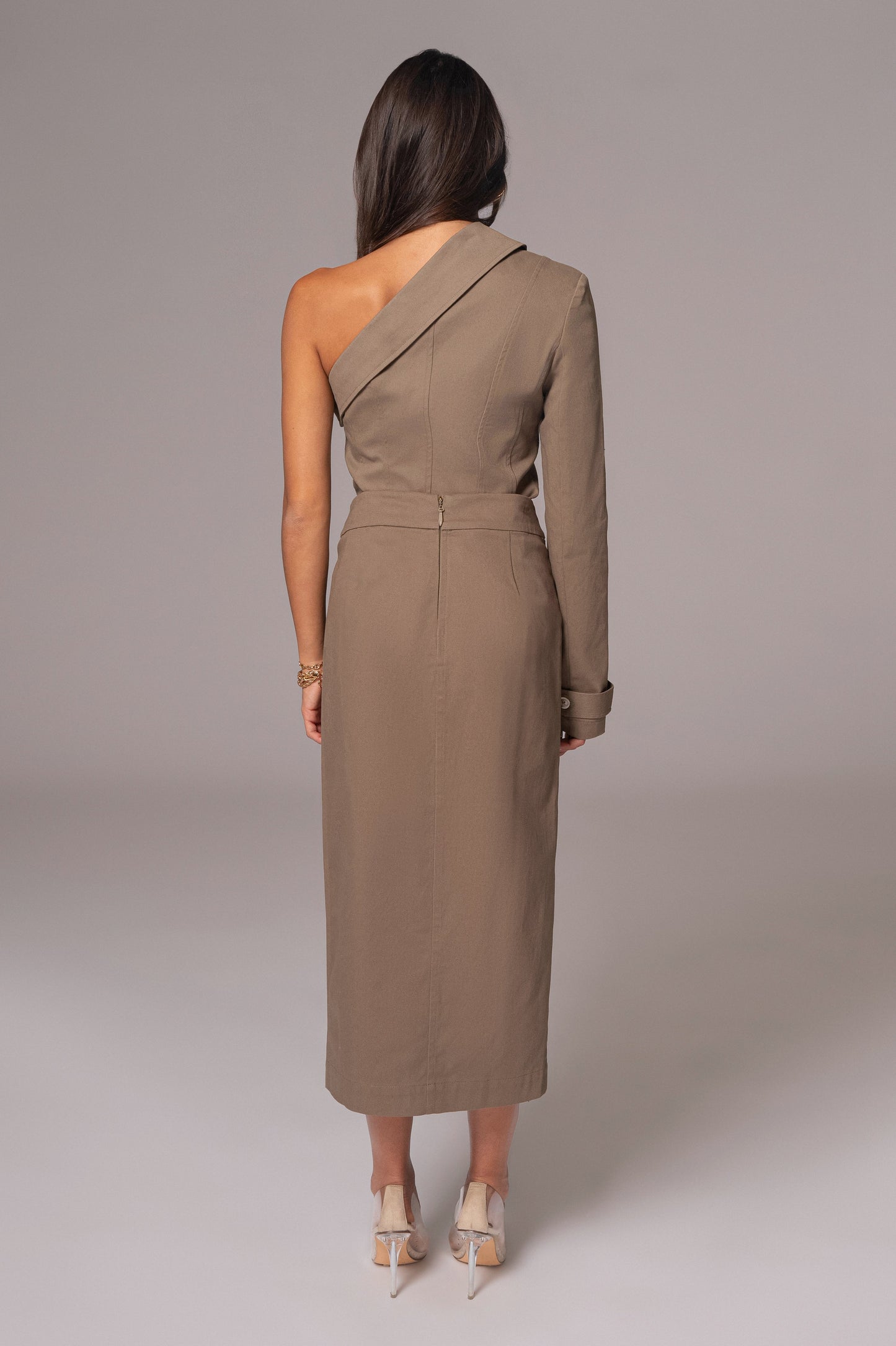 Olive Amal One Shoulder Top JLUXLABEL