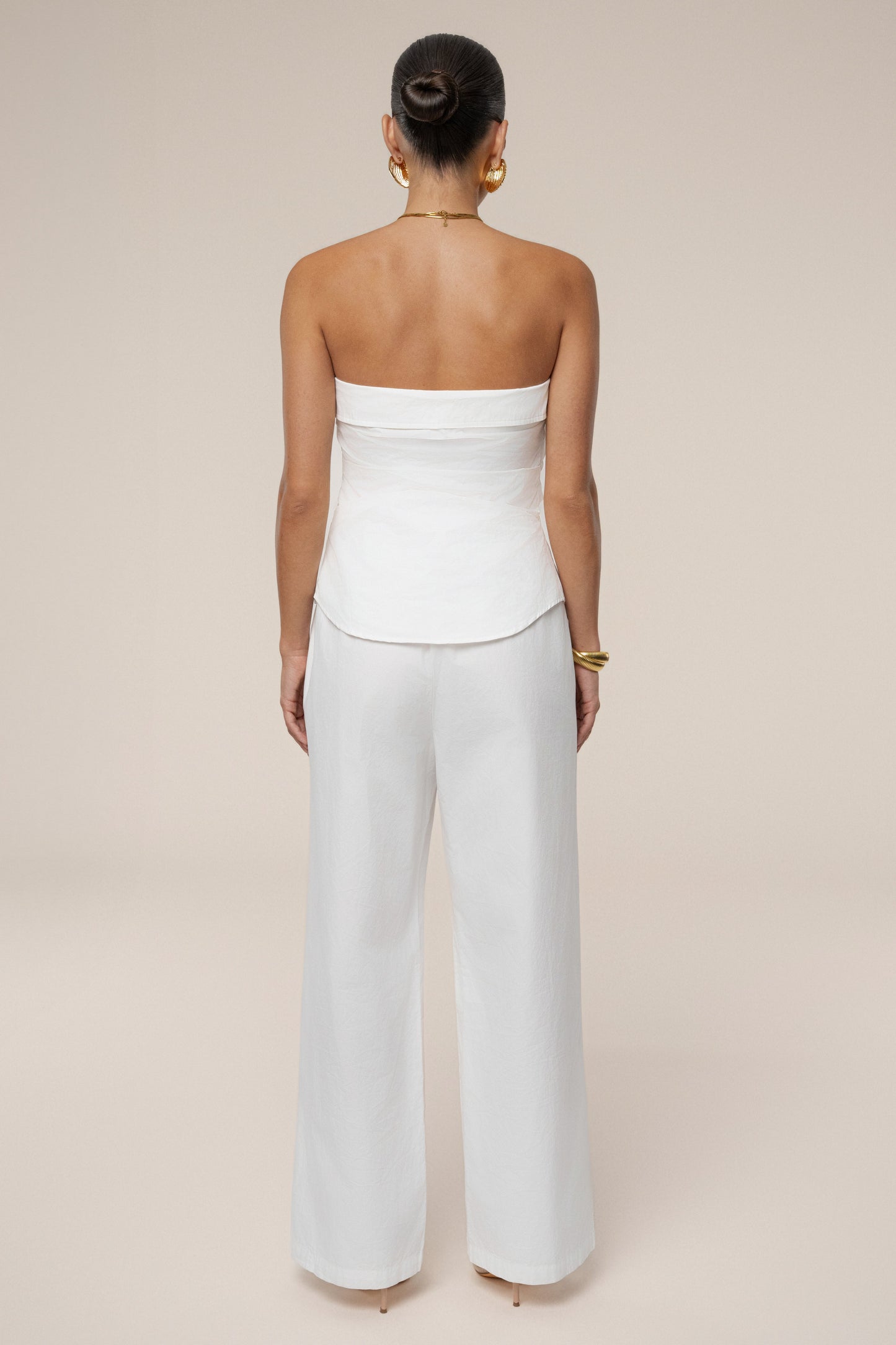 Ivory Riviera Fold Over Top