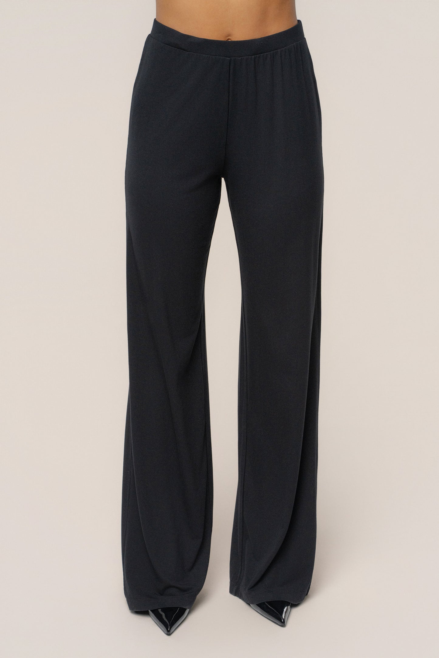 Black Winter Soirée Pant Set