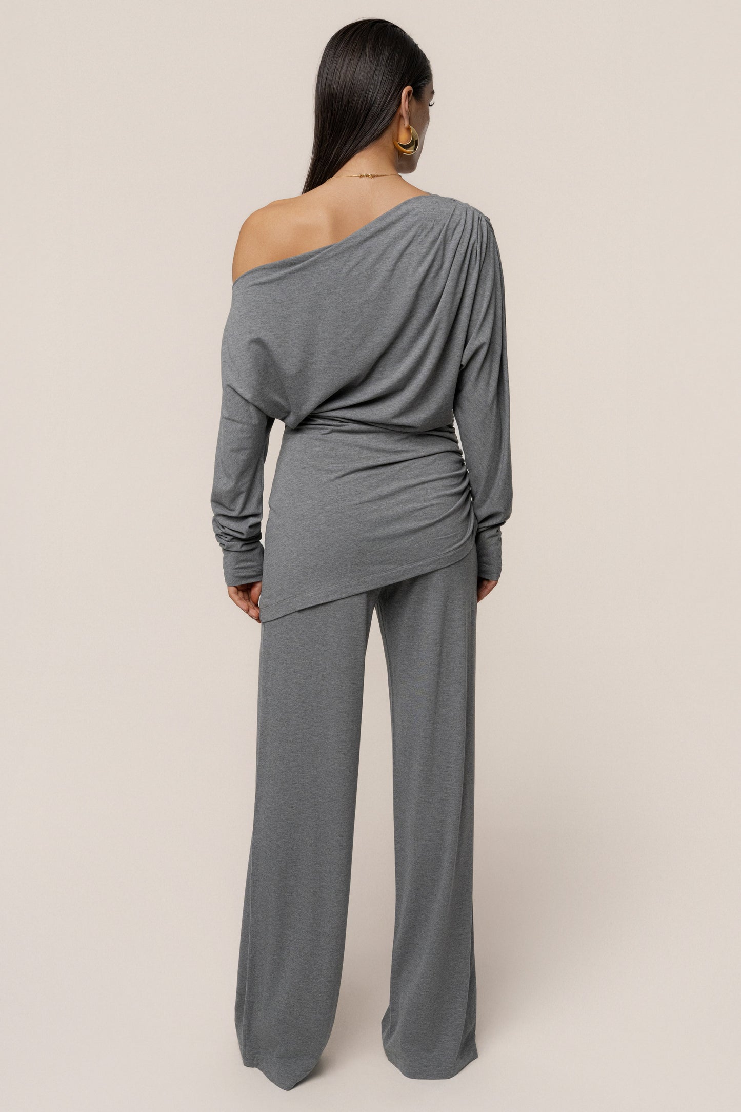 Charcoal Winter Soirée Pant Set