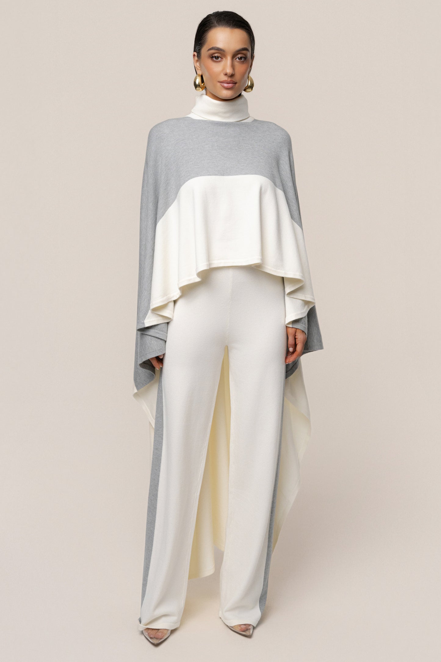 Ivory Chasing Fall Contrast Top
