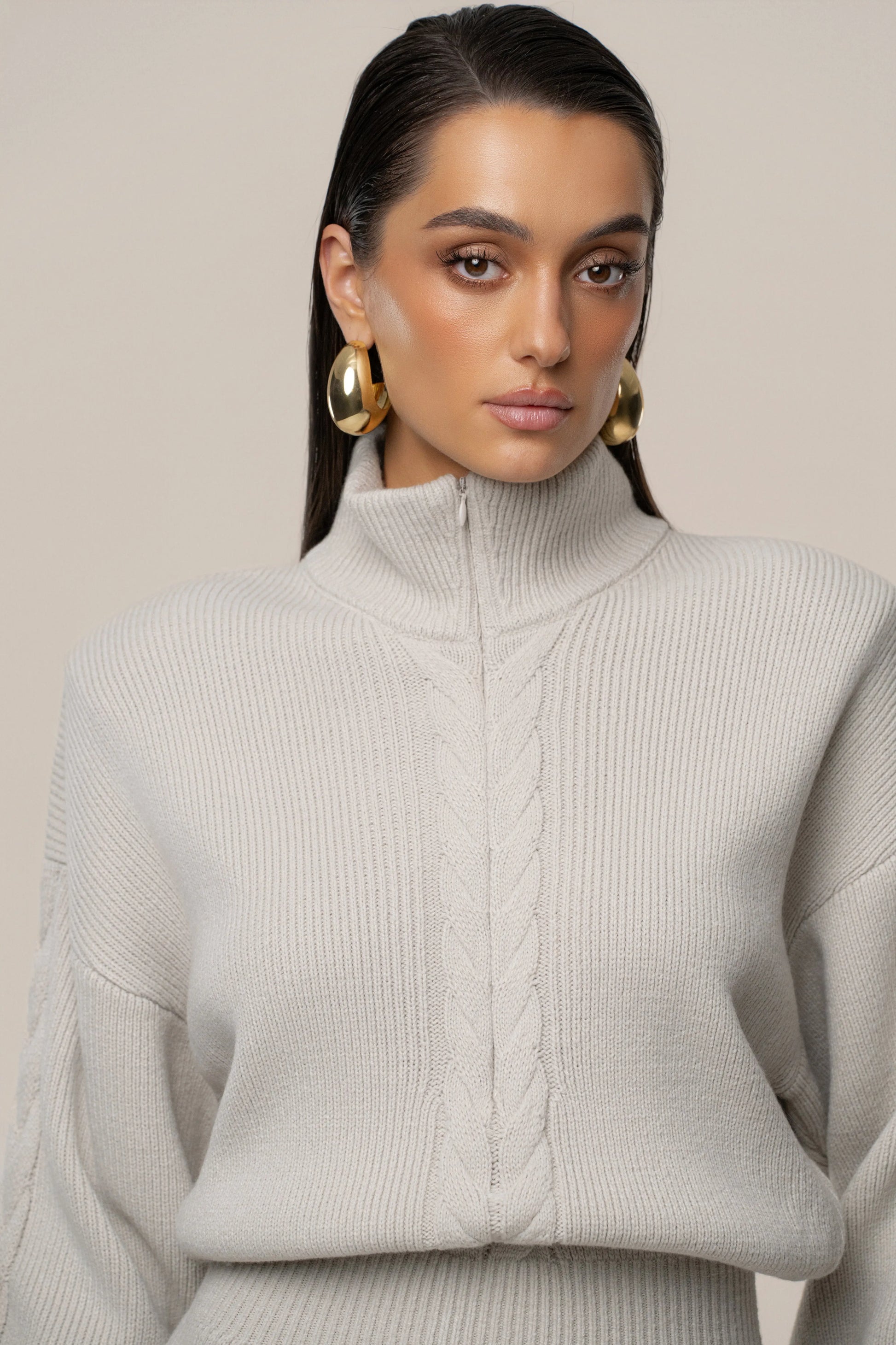 Stone Cozy Intentions Ribbed Dress JLUXLABEL