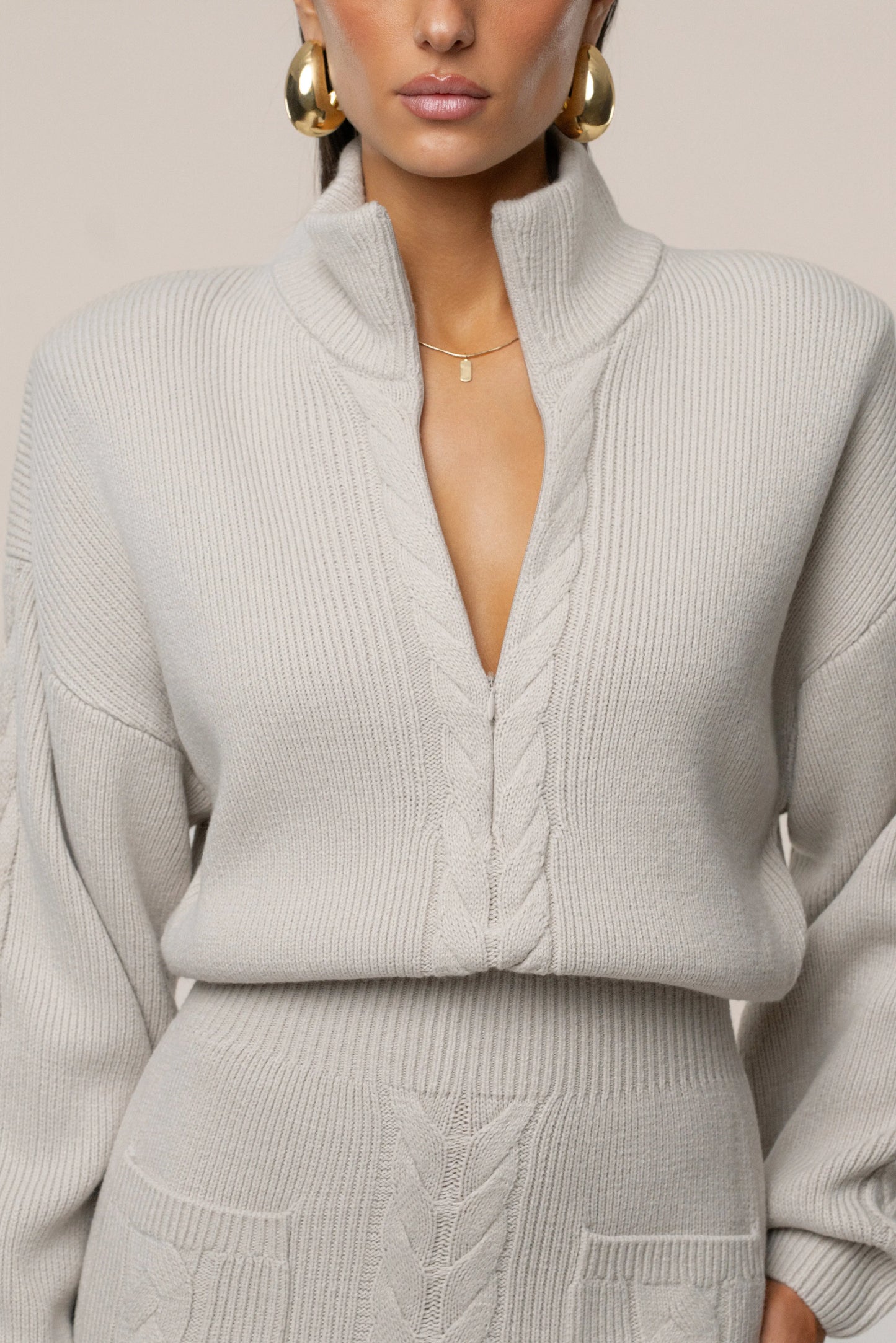 Stone Cozy Intentions Ribbed Dress JLUXLABEL