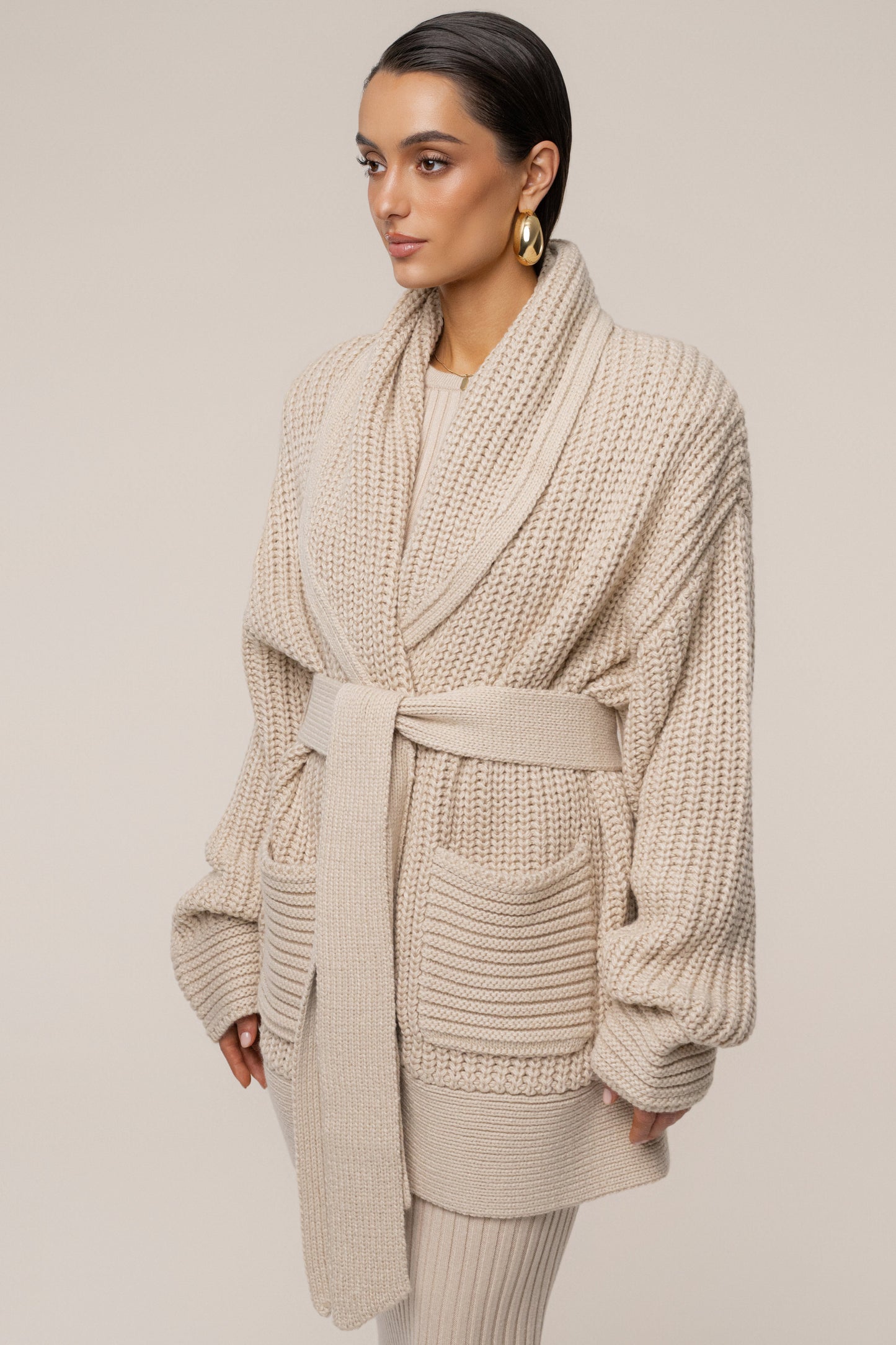 Stone Hazel Knit Cardigan