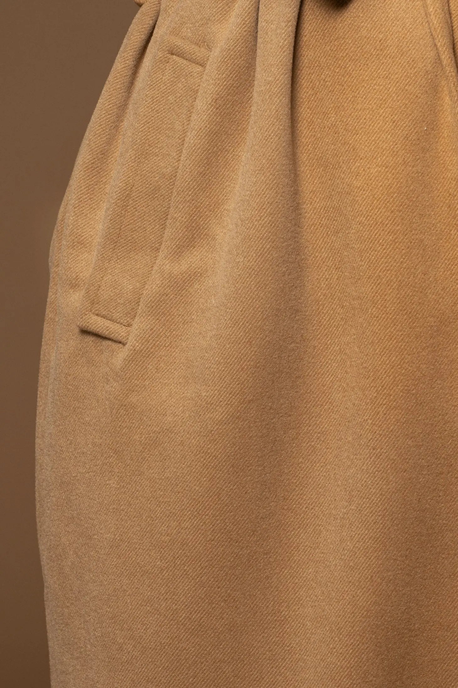 Beige SAVANNAH BELTED COAT JLUXLABEL