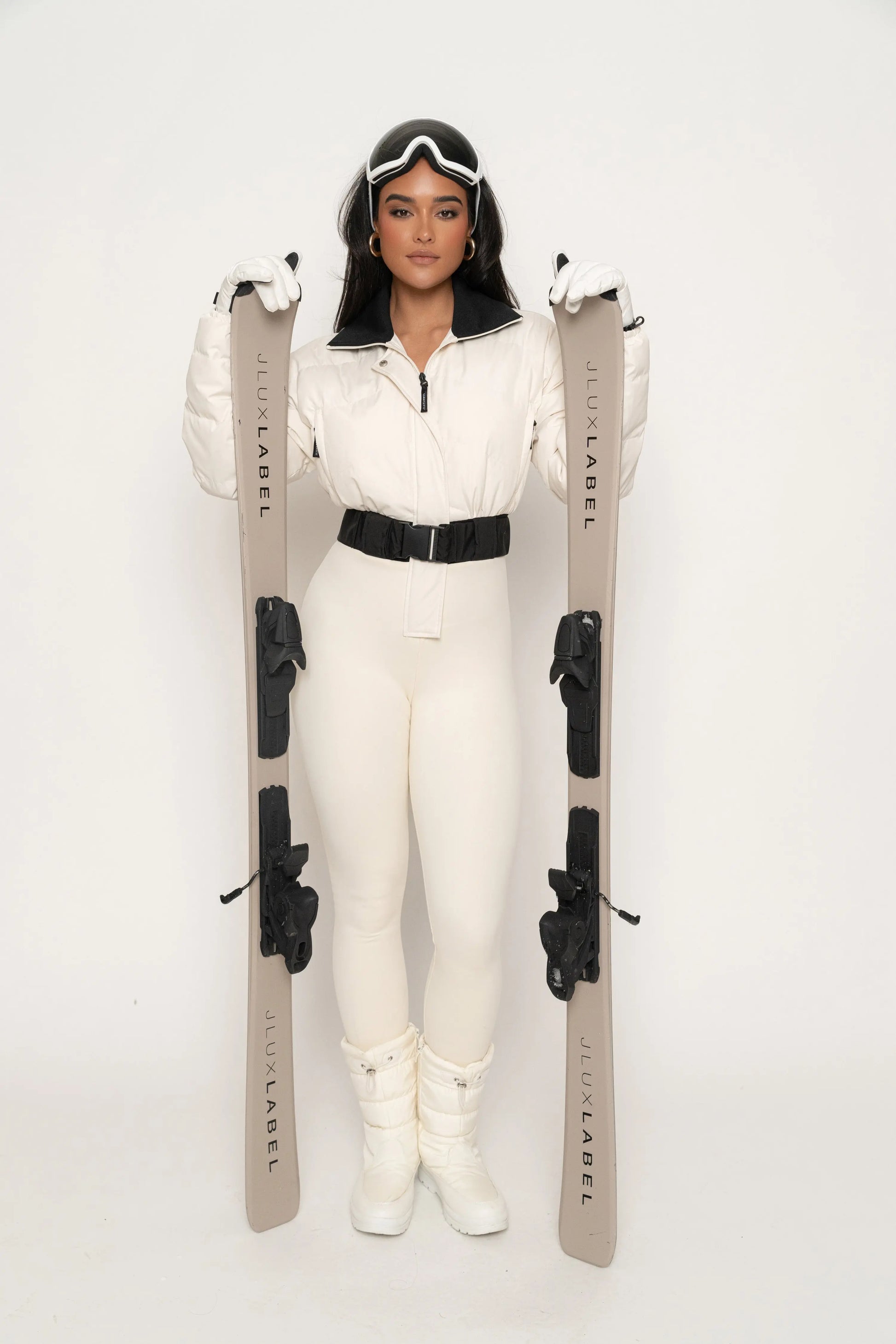 Ivory In Motion Nylon Jumpsuit JLUXLABEL