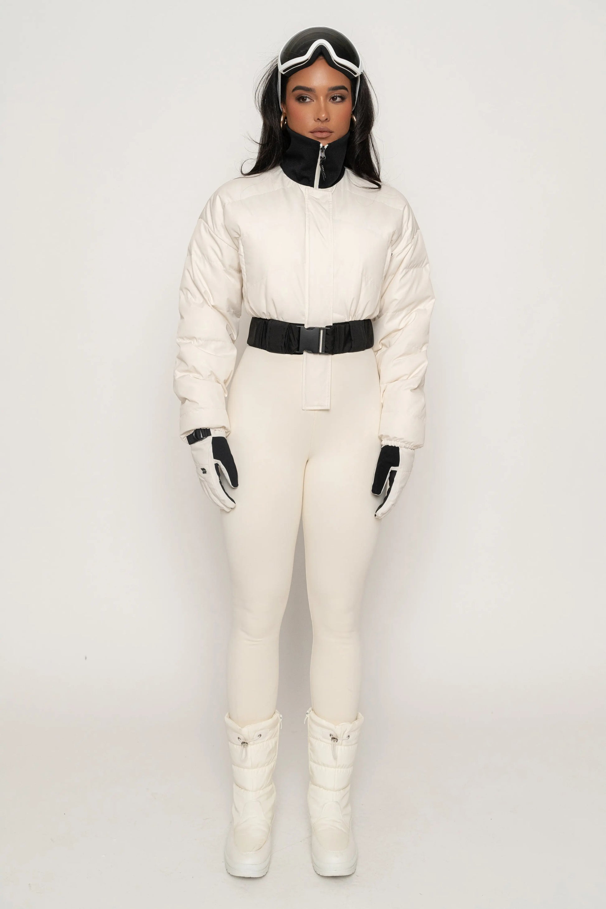 Ivory In Motion Nylon Jumpsuit JLUXLABEL