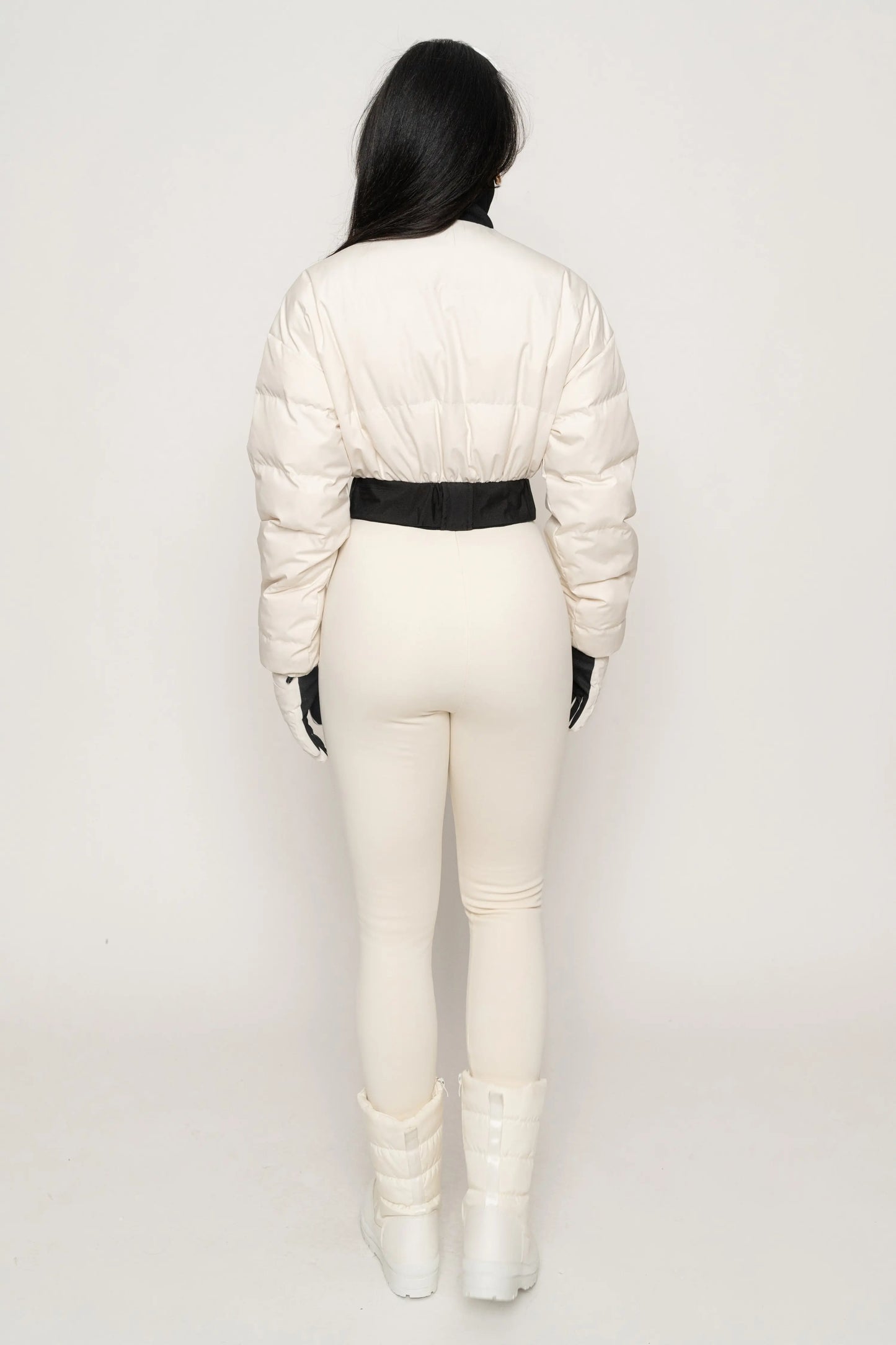 Ivory In Motion Nylon Jumpsuit JLUXLABEL