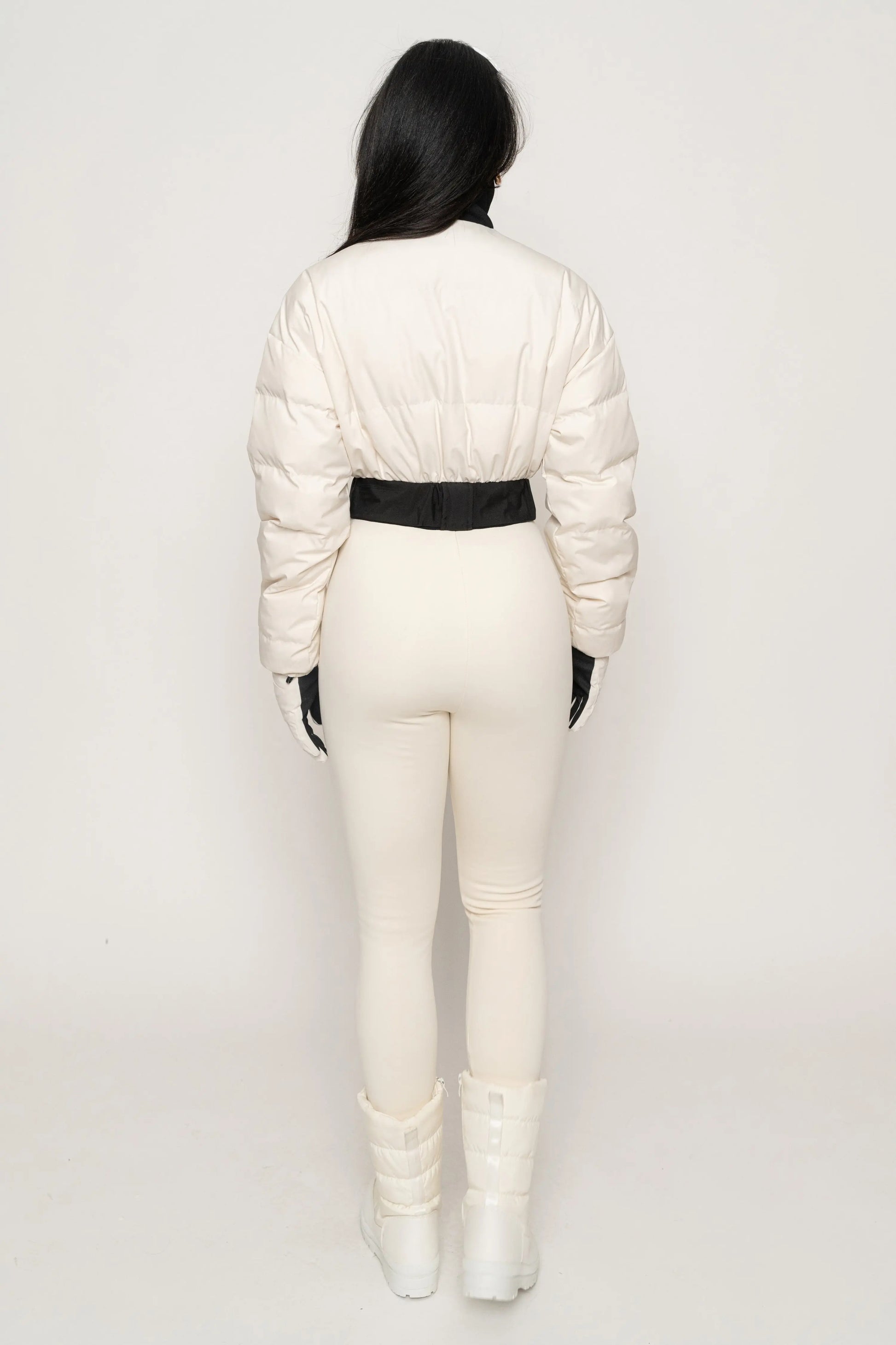 Ivory In Motion Nylon Jumpsuit JLUXLABEL