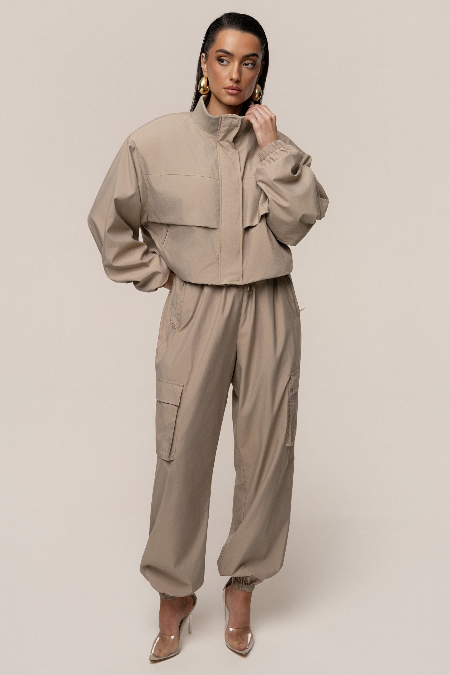 Beige Endure Jogger