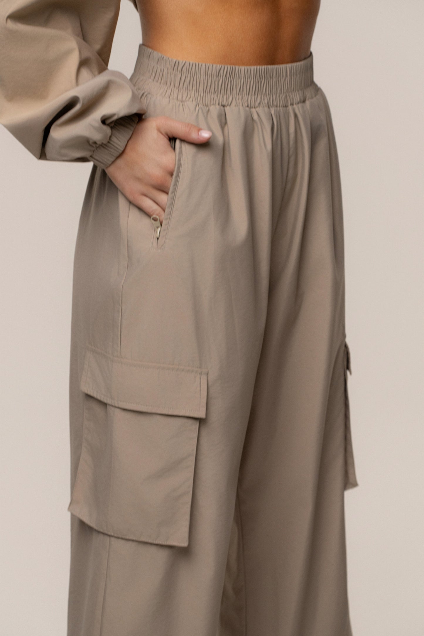 Beige Endure Jogger