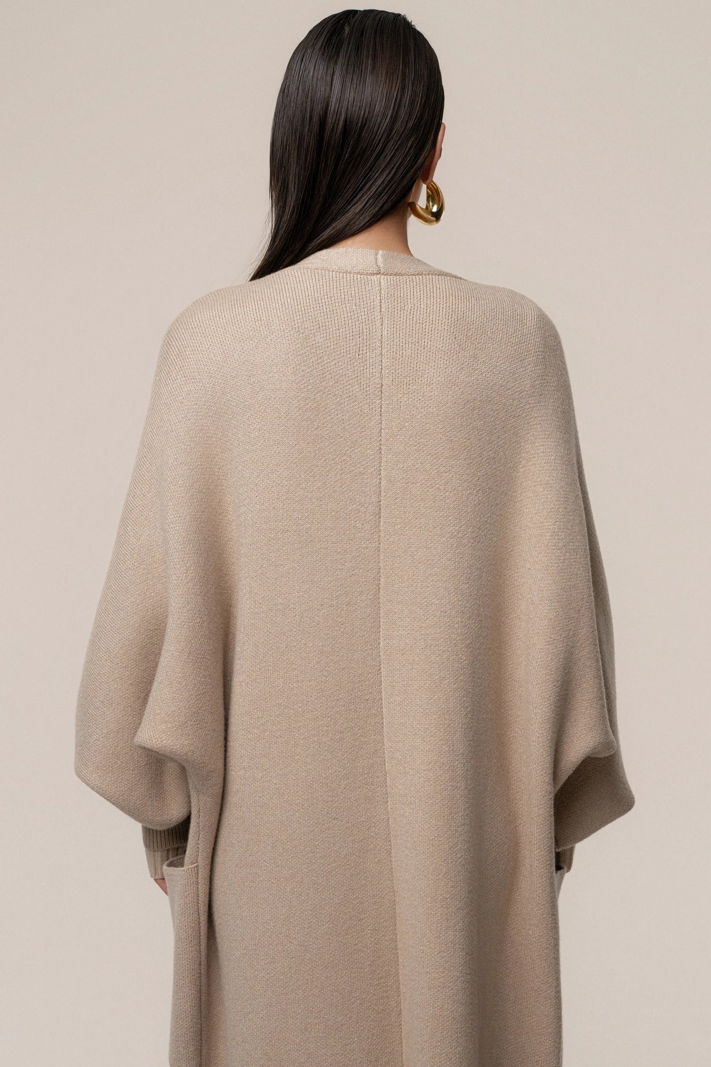 Beige Soft Embrace Cardigan JLUXLABEL