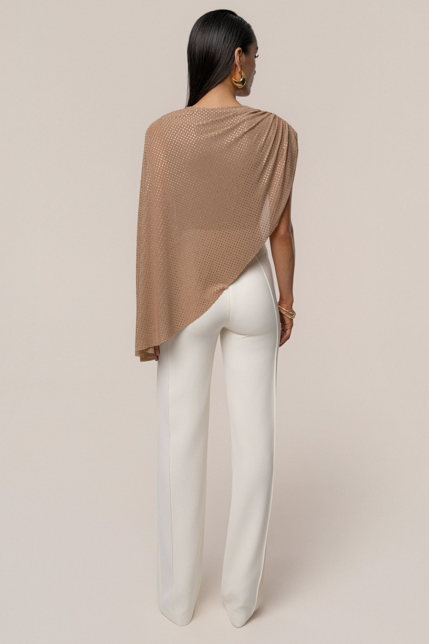 Pecan Draped Dreams Hot Fix Top