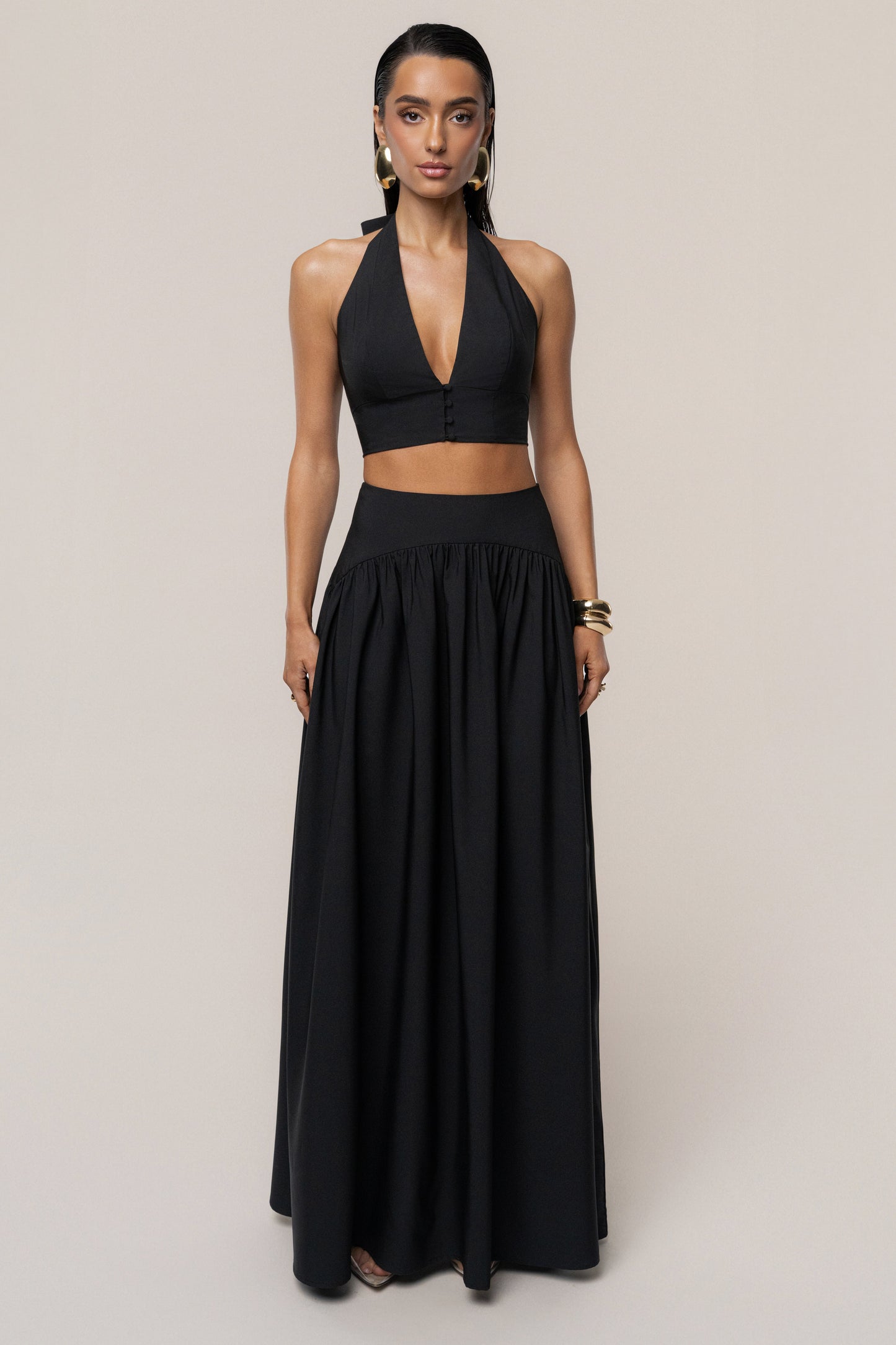 PRE-ORDER Black Haven Skirt Set JLUXLABEL
