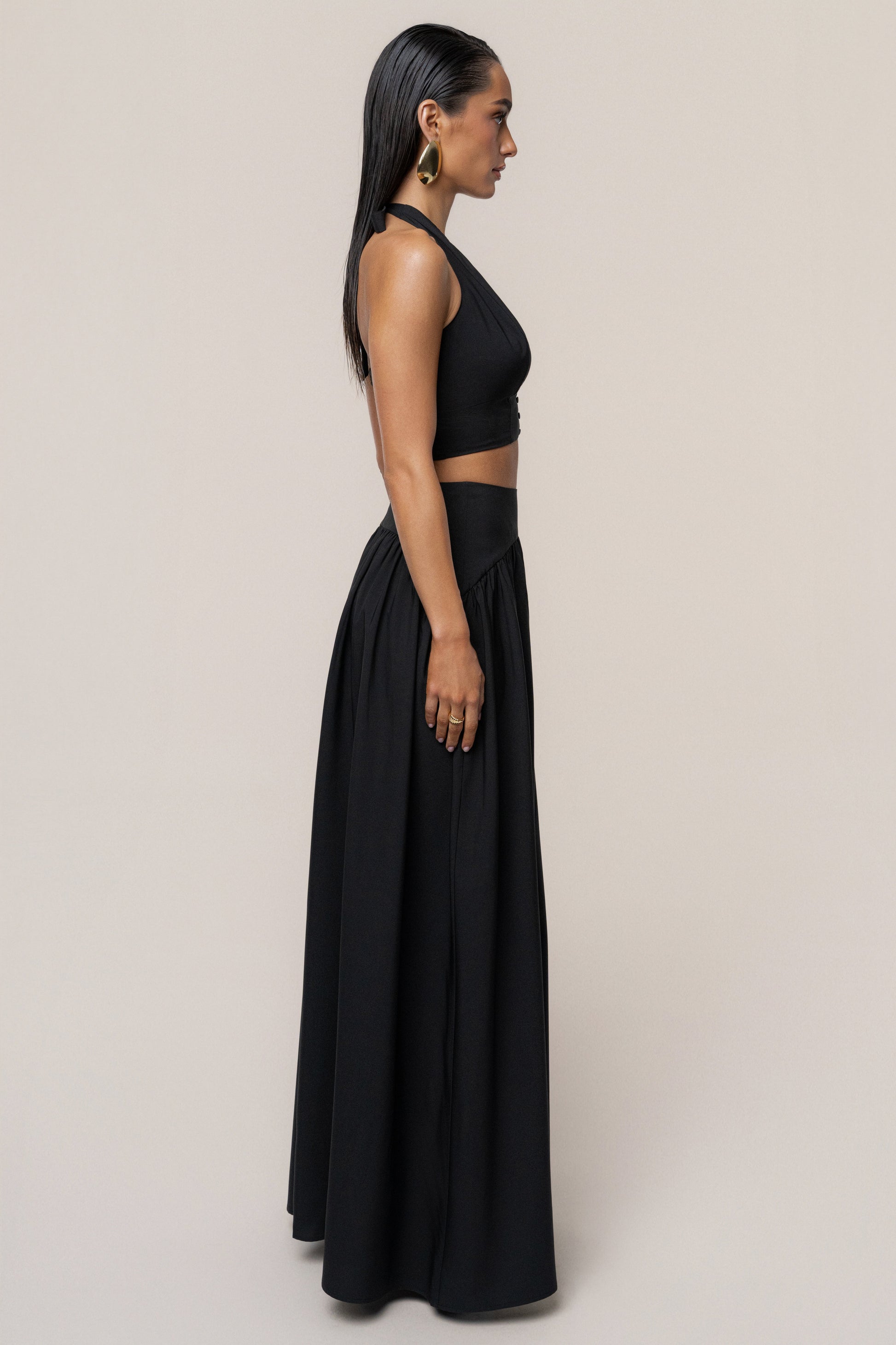 PRE-ORDER Black Haven Skirt Set JLUXLABEL