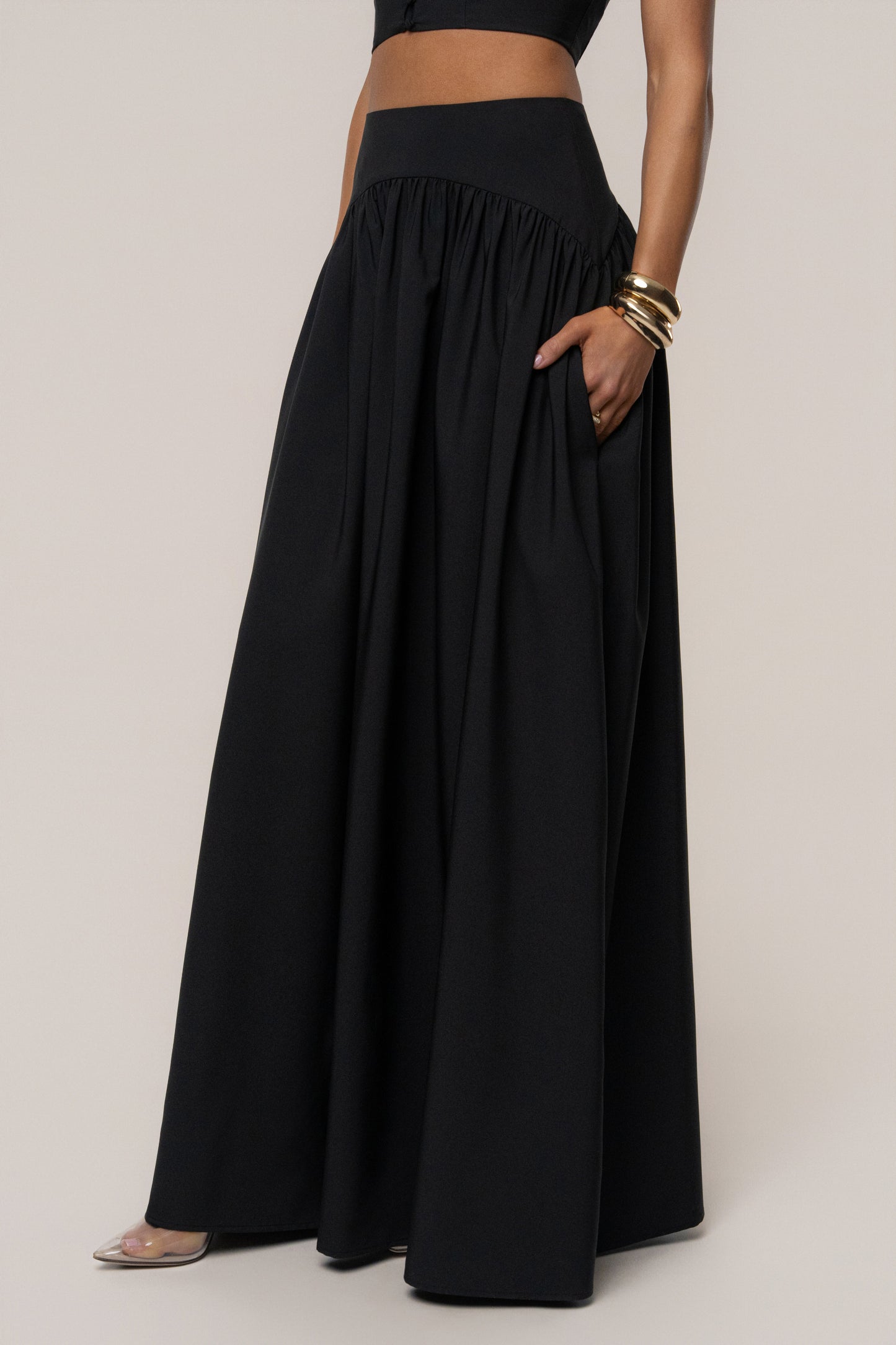PRE-ORDER Black Haven Skirt Set JLUXLABEL
