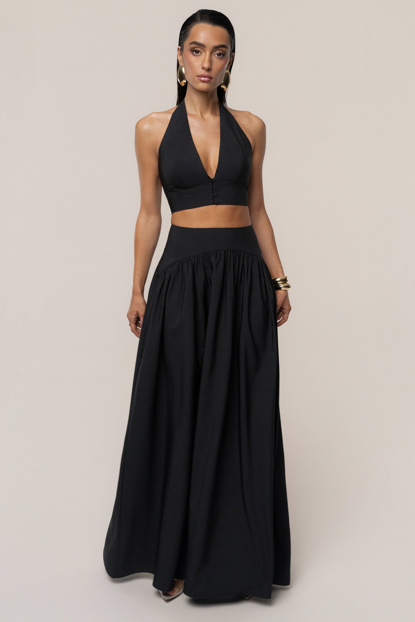 PRE-ORDER Black Haven Skirt Set JLUXLABEL