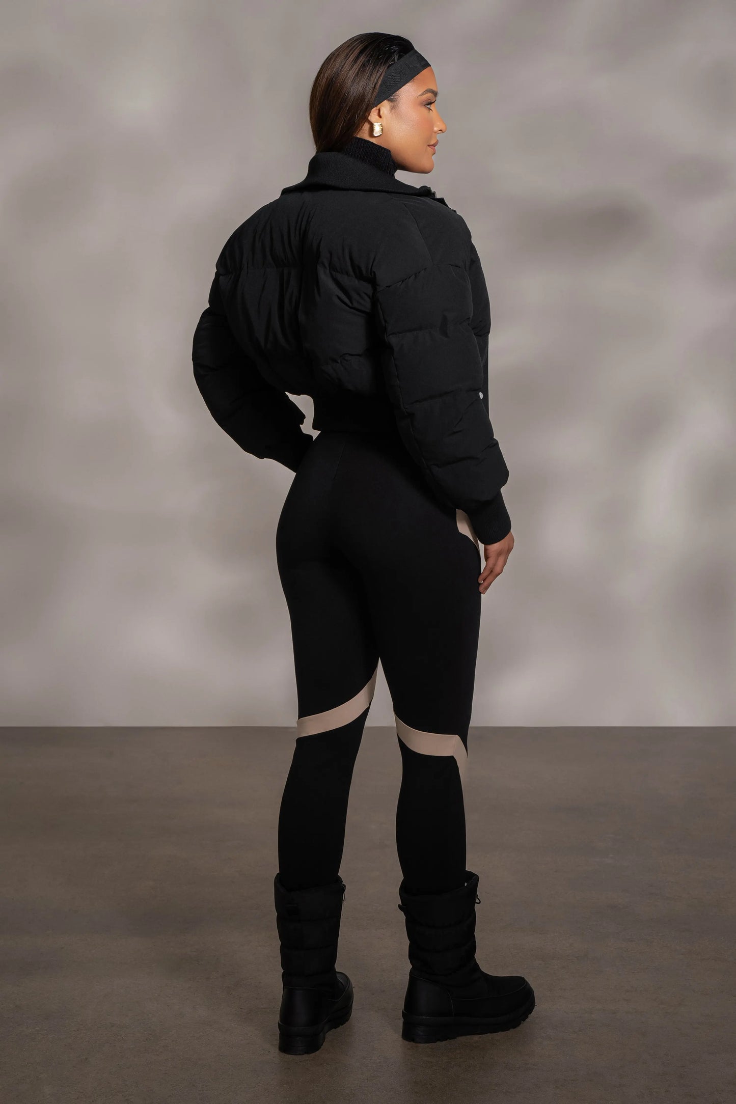 Black Valen High Waisted Leggings JLUXLABEL