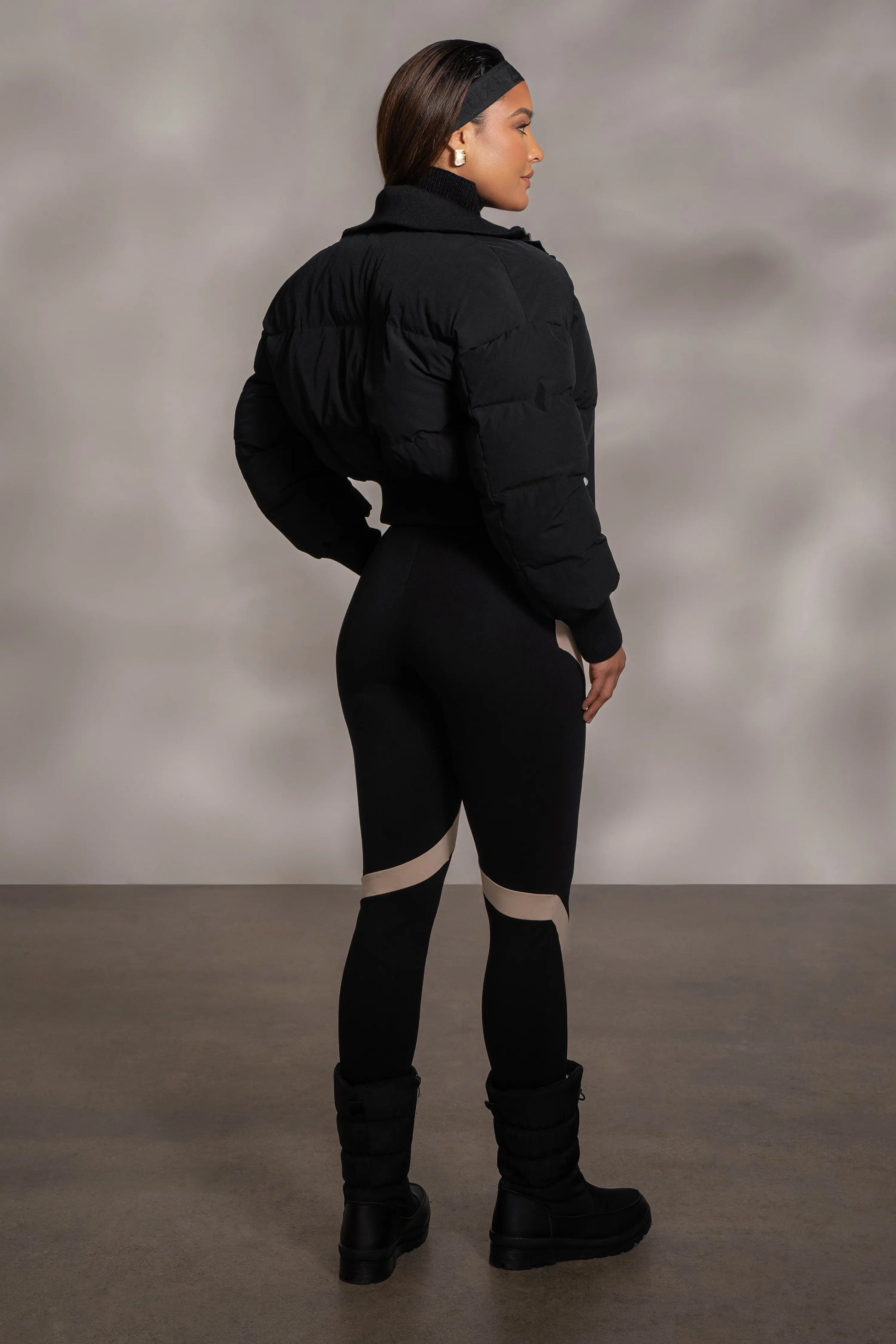Black Valen High Waisted Leggings JLUXLABEL