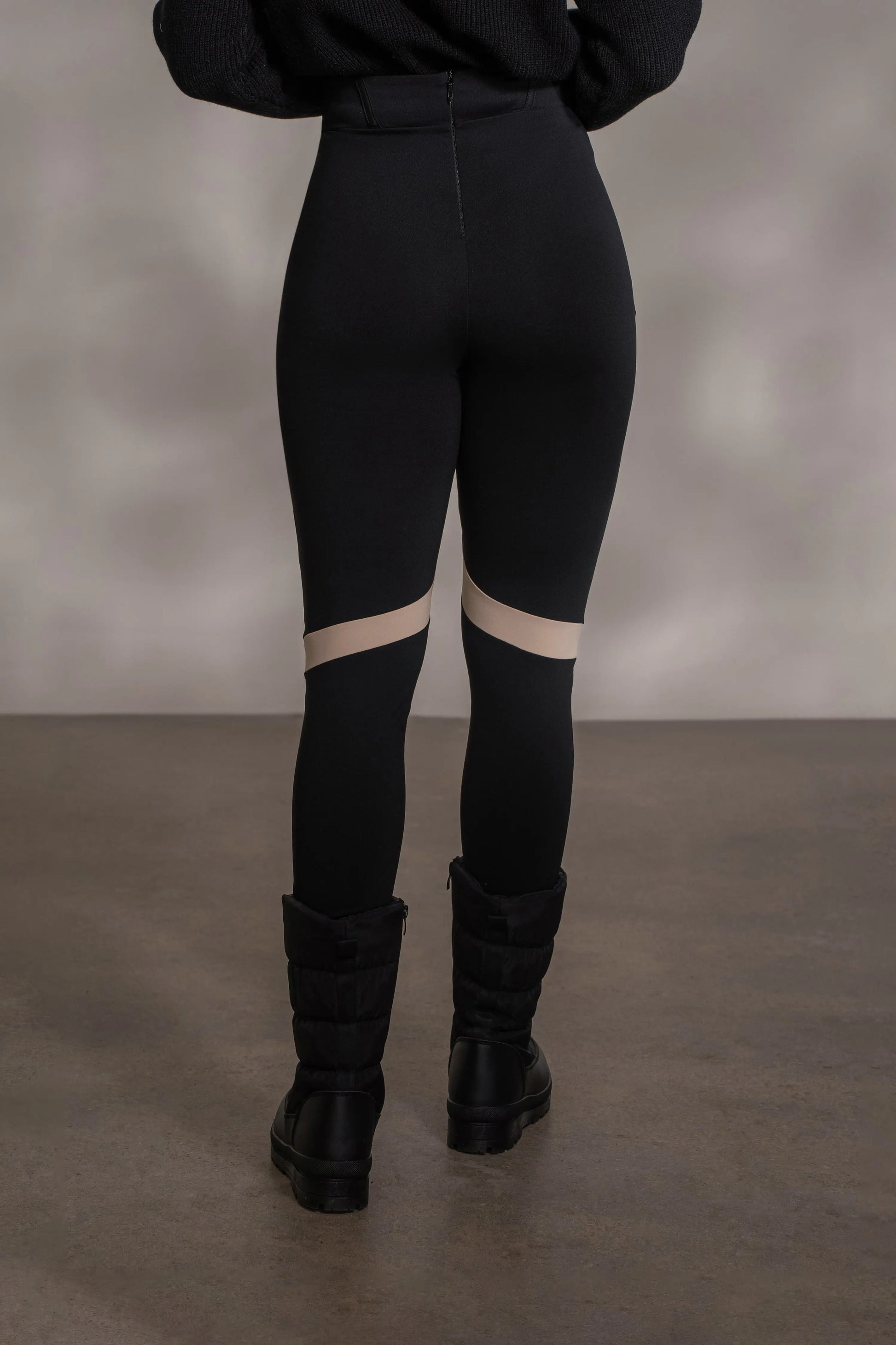 Black Valen High Waisted Leggings JLUXLABEL