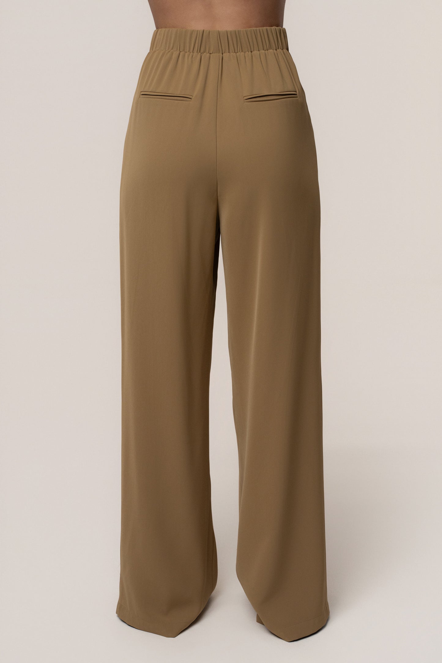 Olive Signature Elegance Trousers JLUXLABEL
