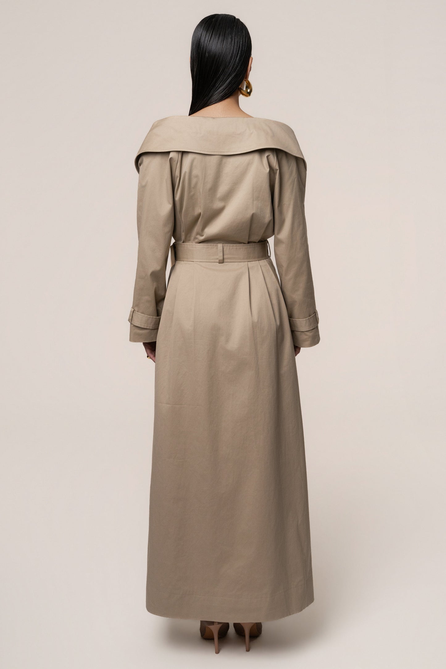 Stone Soft Authority Trench Coat JLUXLABEL