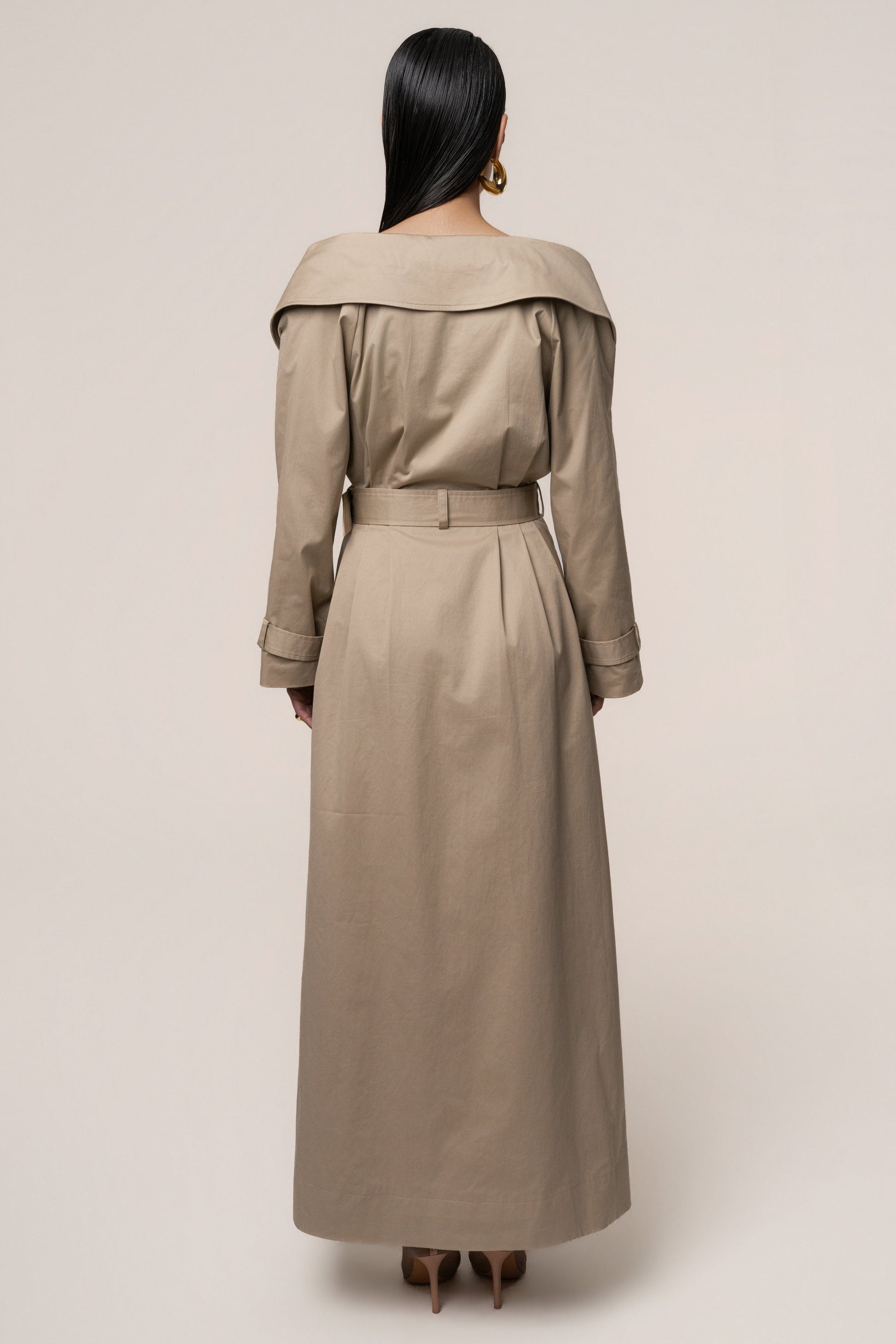 Stone Soft Authority Trench Coat JLUXLABEL